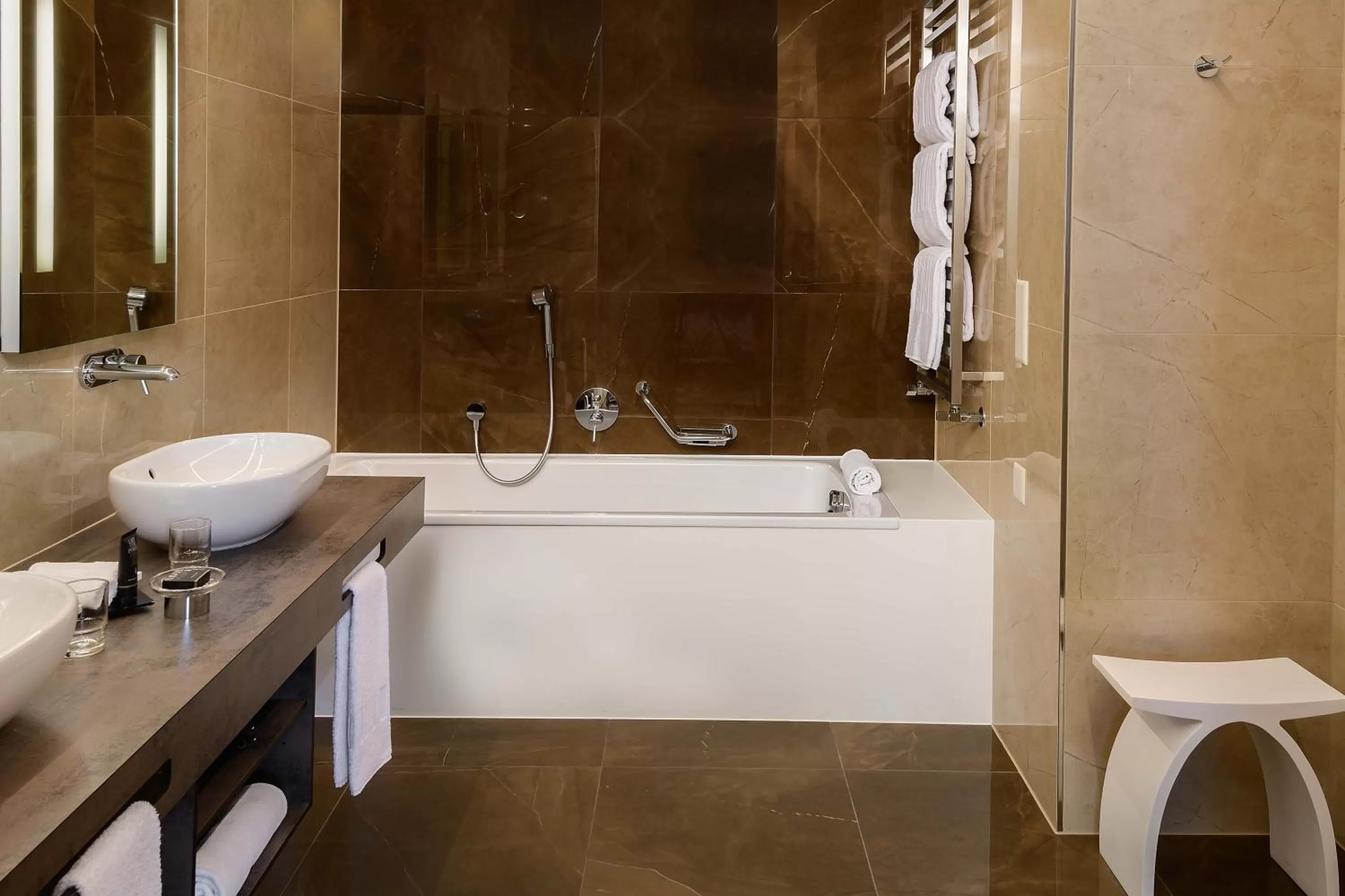 Bathroom in Lausanne Palace