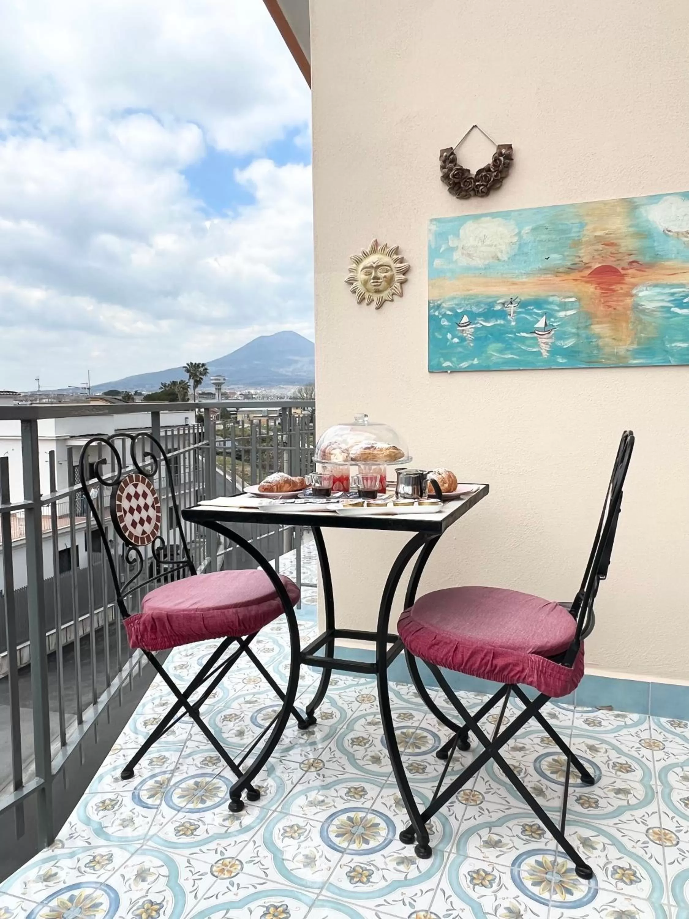 Balcony/Terrace in Il Tempio Di Giove Suite
