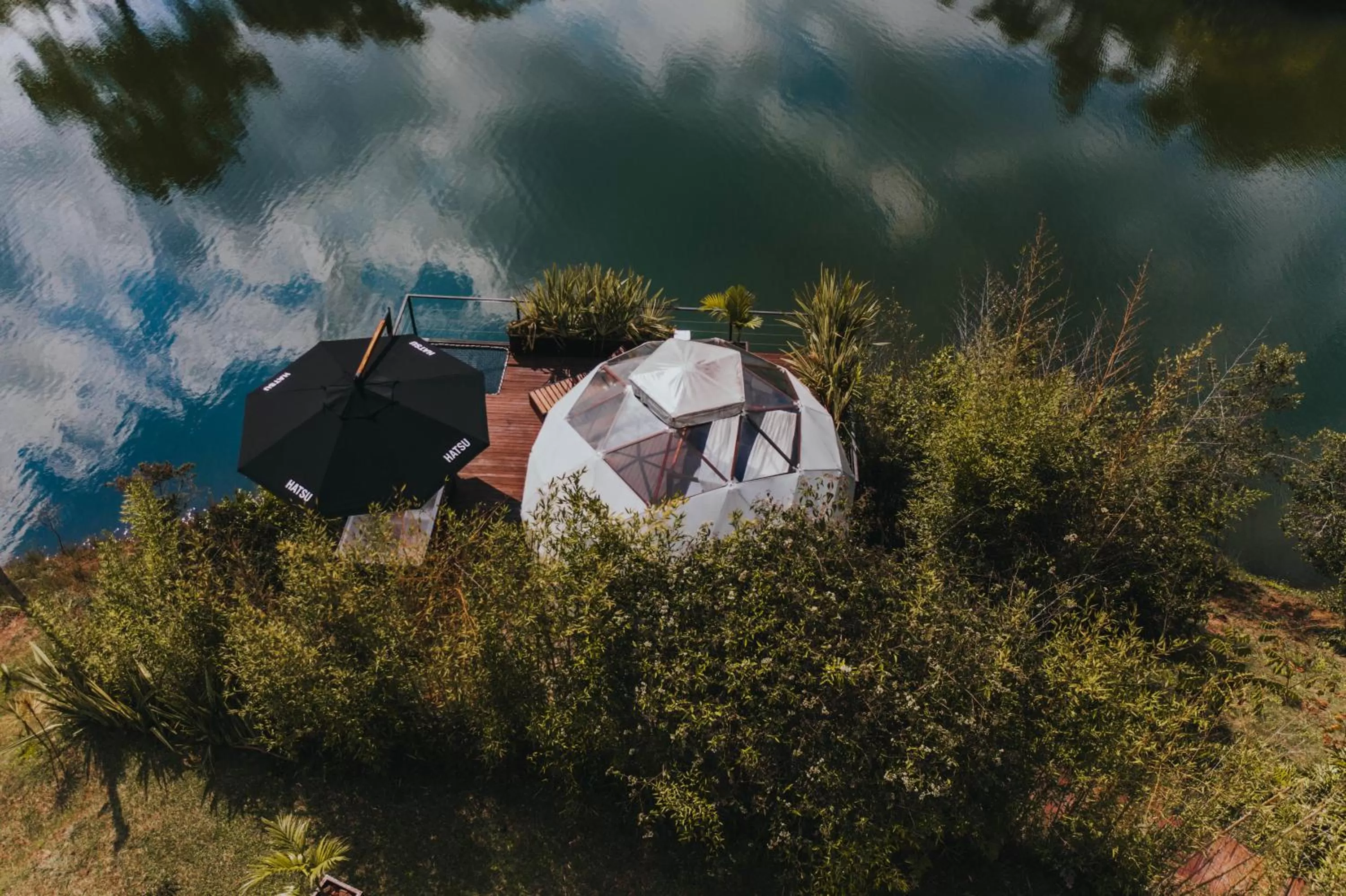 Bird's eye view in Domus Glamping Guatapé