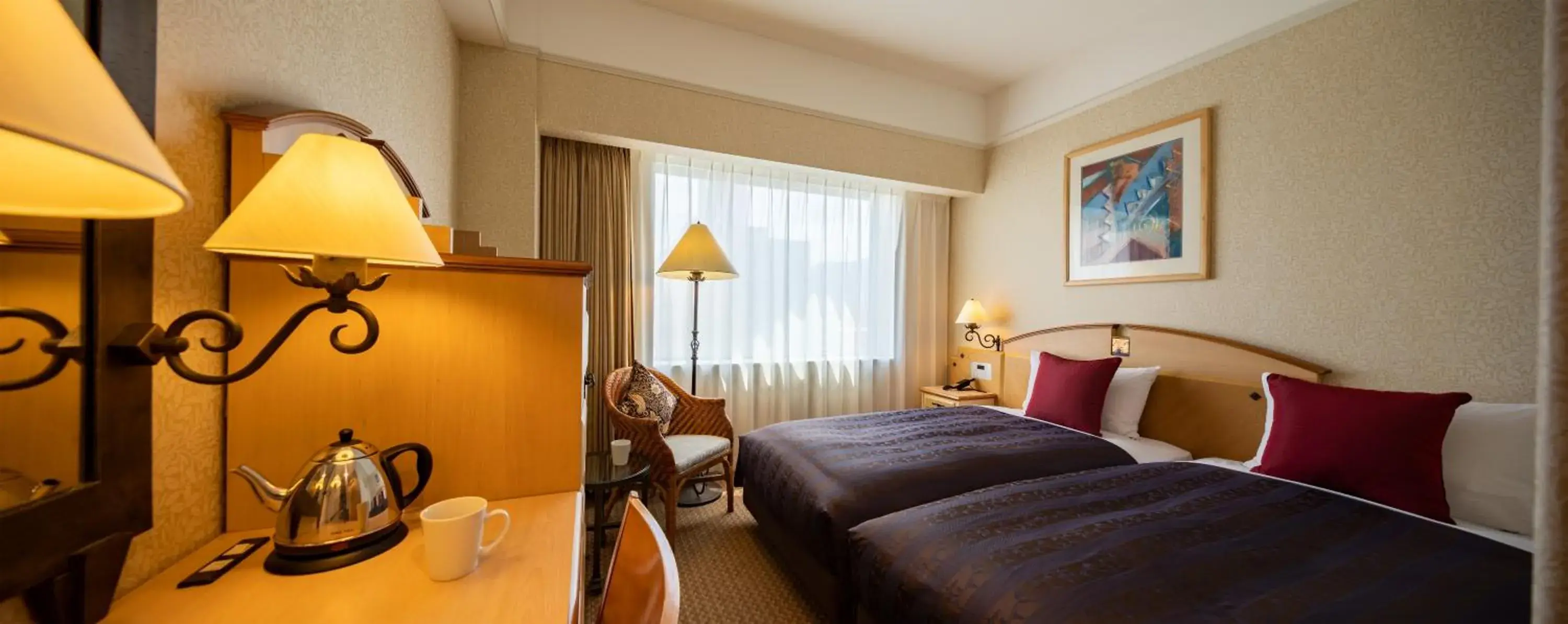 Photo of the whole room, Bed in Hotel Resol Sapporo Nakajima Koen