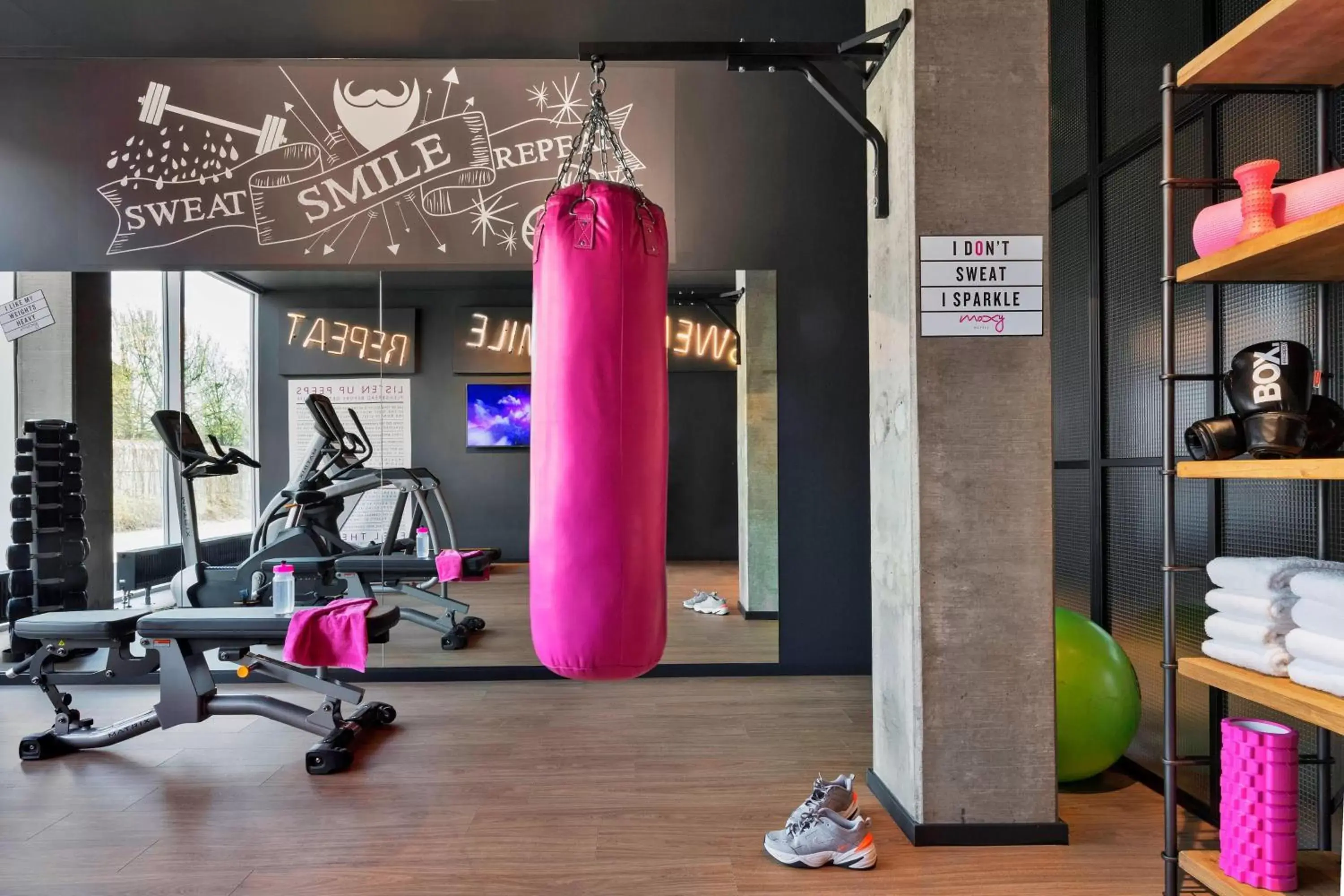 Fitness centre/facilities, Fitness Center/Facilities in Moxy Copenhagen Sydhavnen