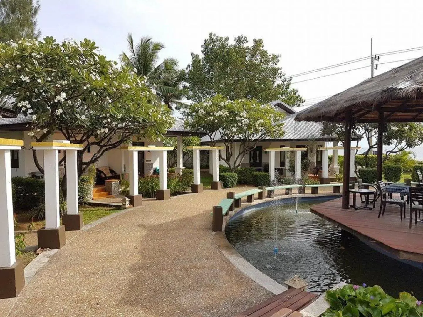 Garden view, Swimming Pool in Golden Pine Beach Resort