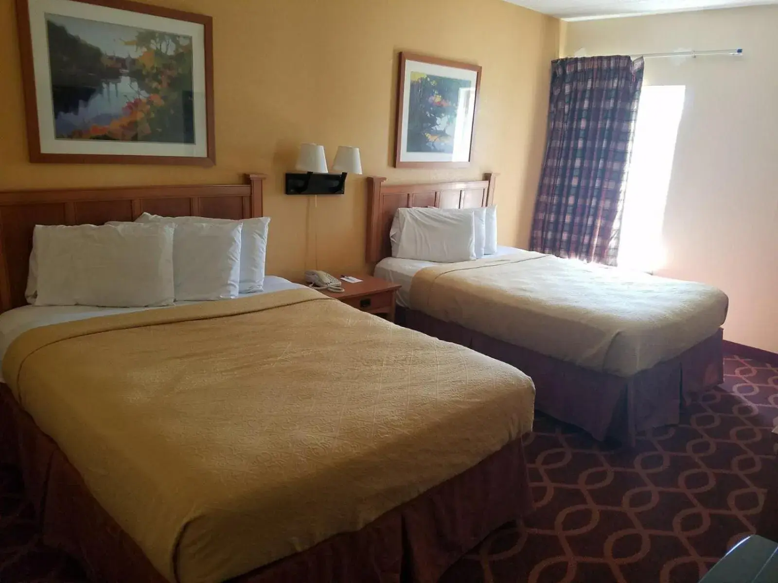 Bed in Americas Best Value Inn Evansville