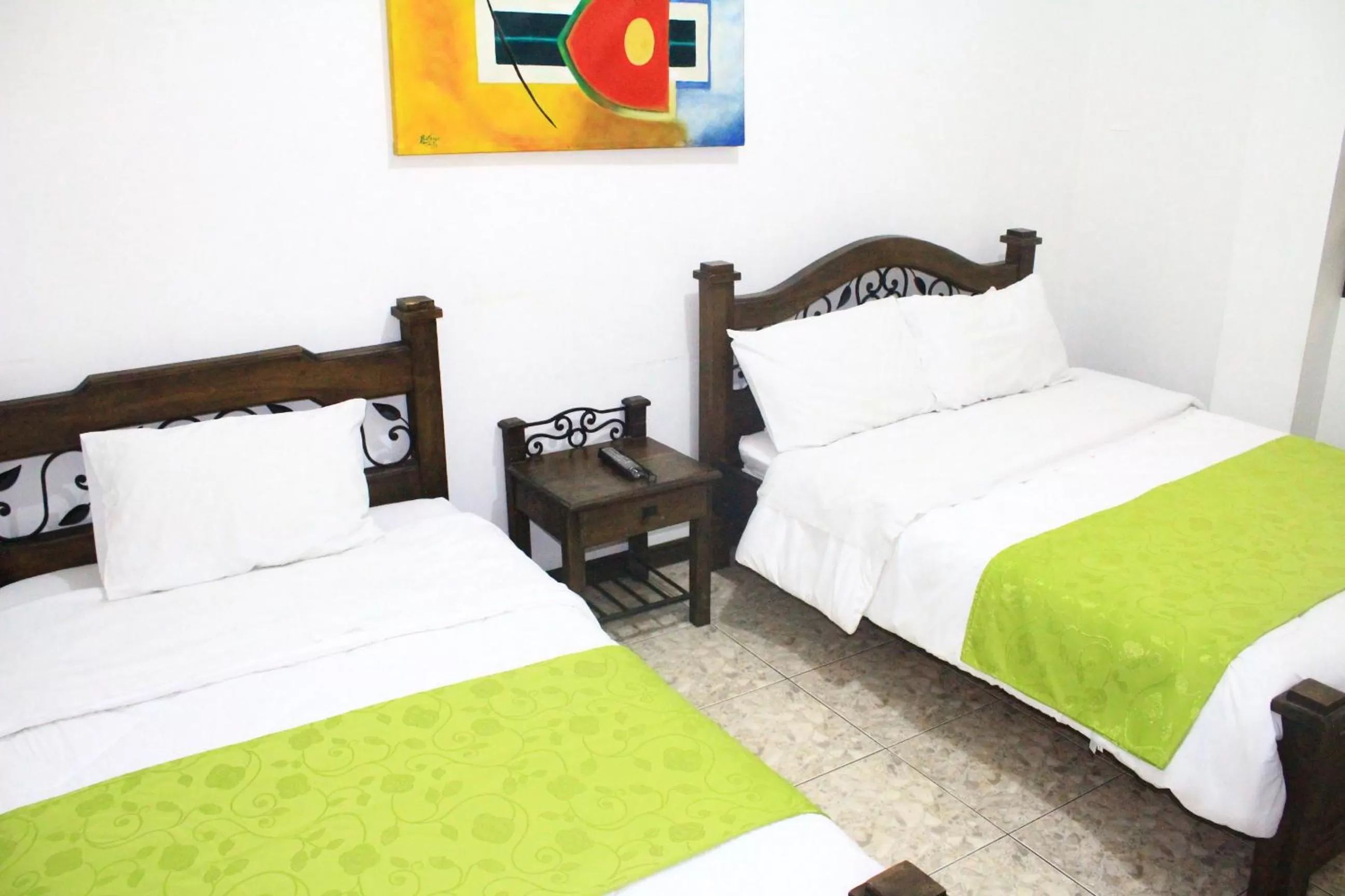 Bed in Hotel Colonial Manizales