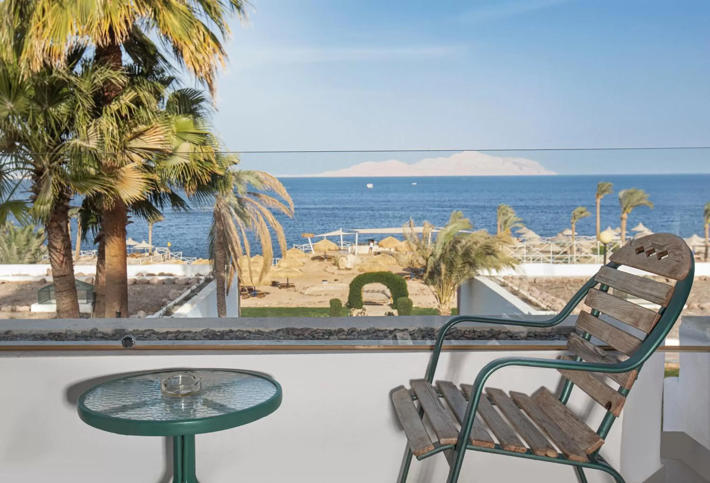 Balcony/Terrace, Sea View in Pyramisa Beach Resort Sharm El Sheikh