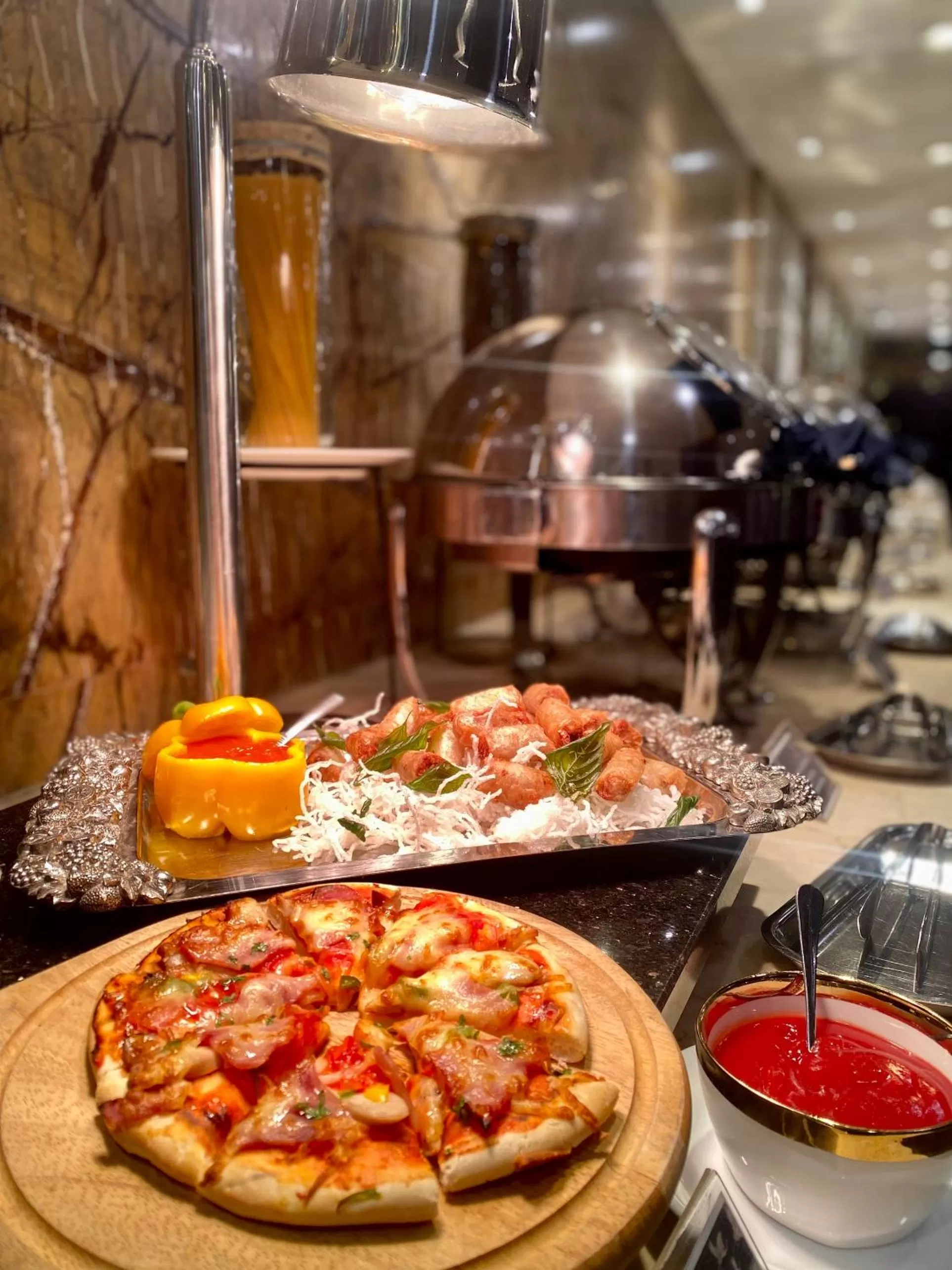 Buffet breakfast in Paragon Saigon Hotel