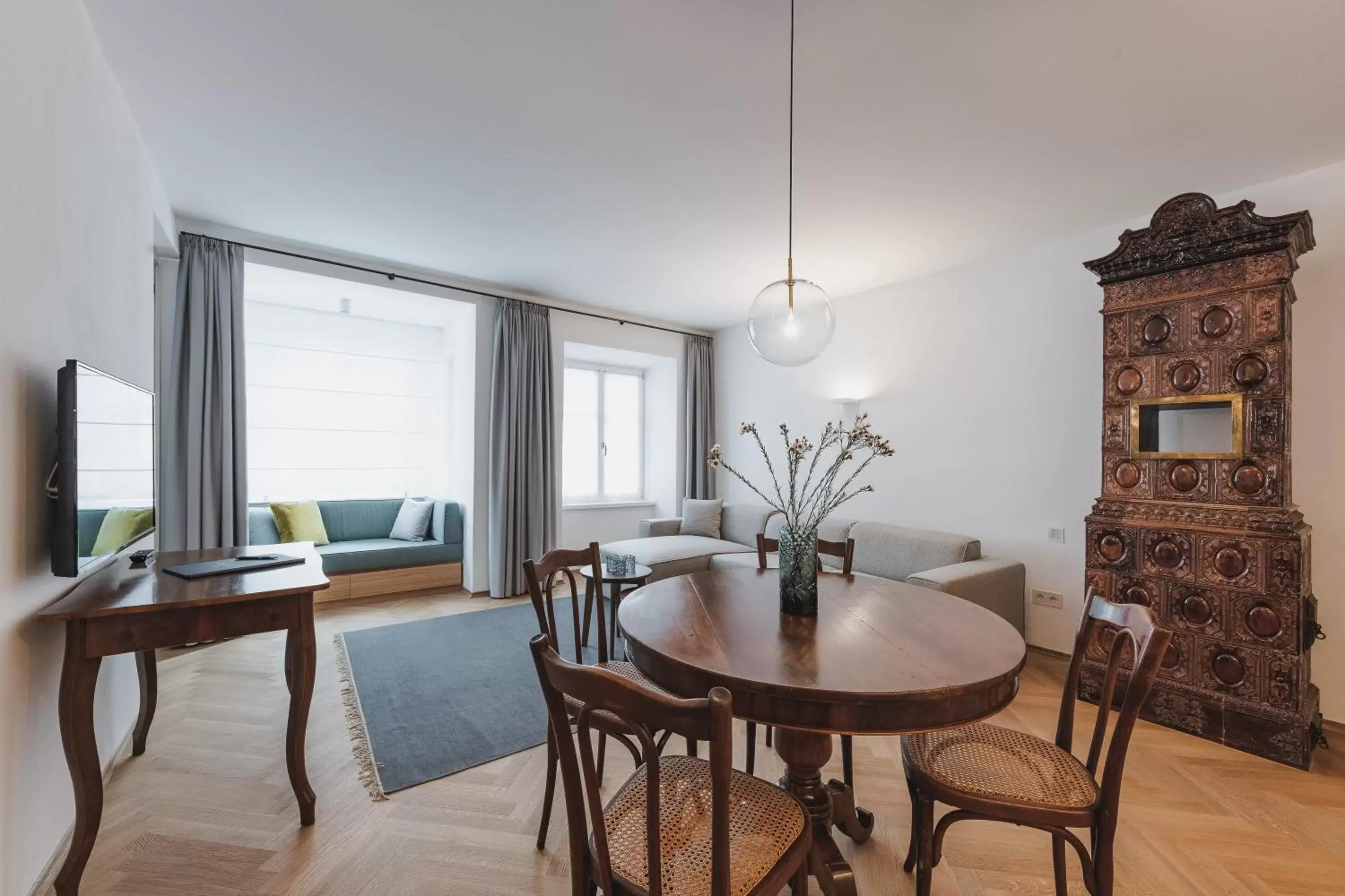 Living room, Dining Area in Kuntino Suites