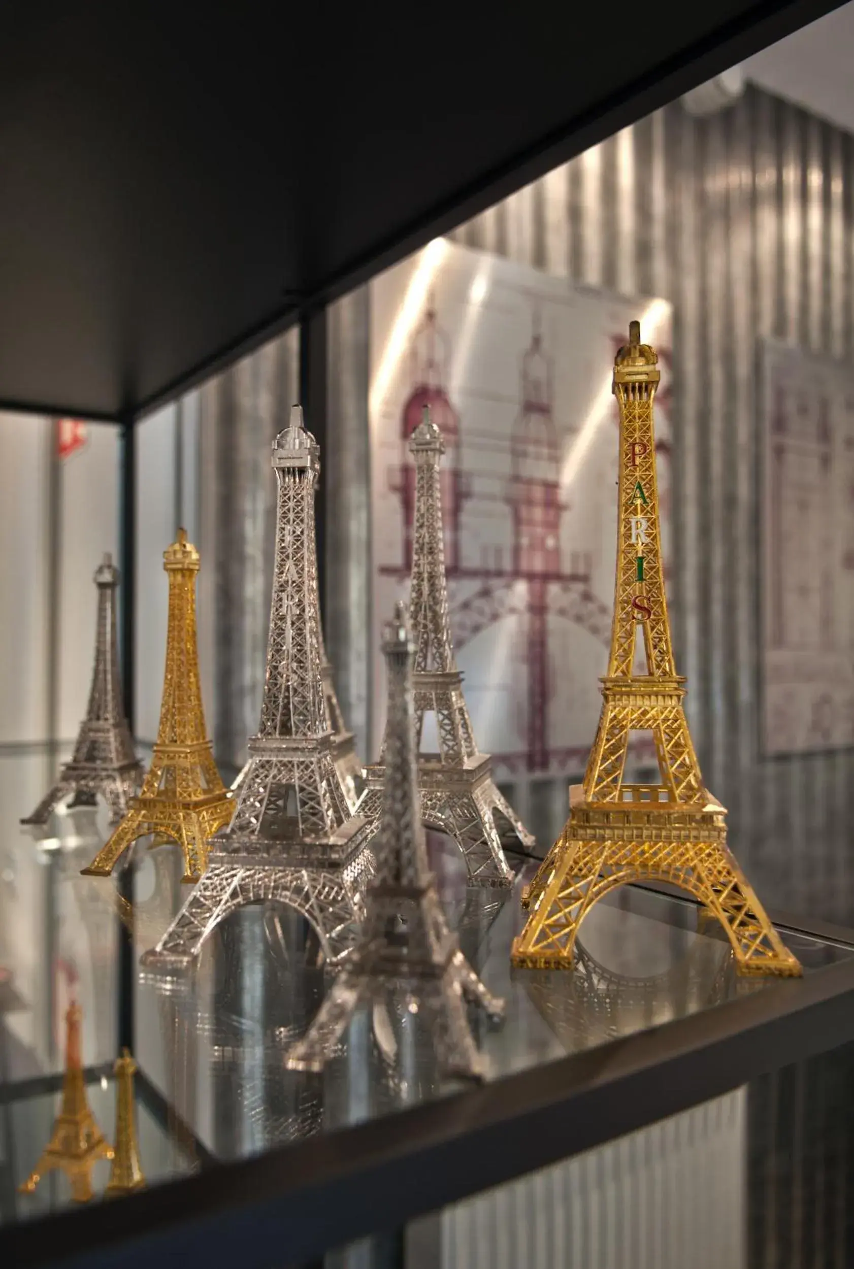 Decorative detail, View in Hotel Alpha Paris Tour Eiffel