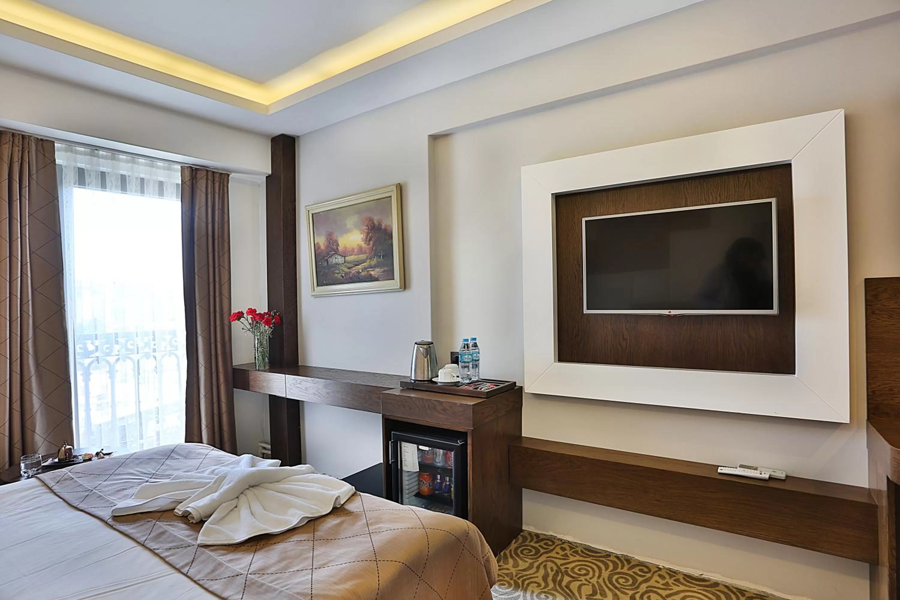 TV and multimedia, Bed in Grand Sagcanlar Hotel