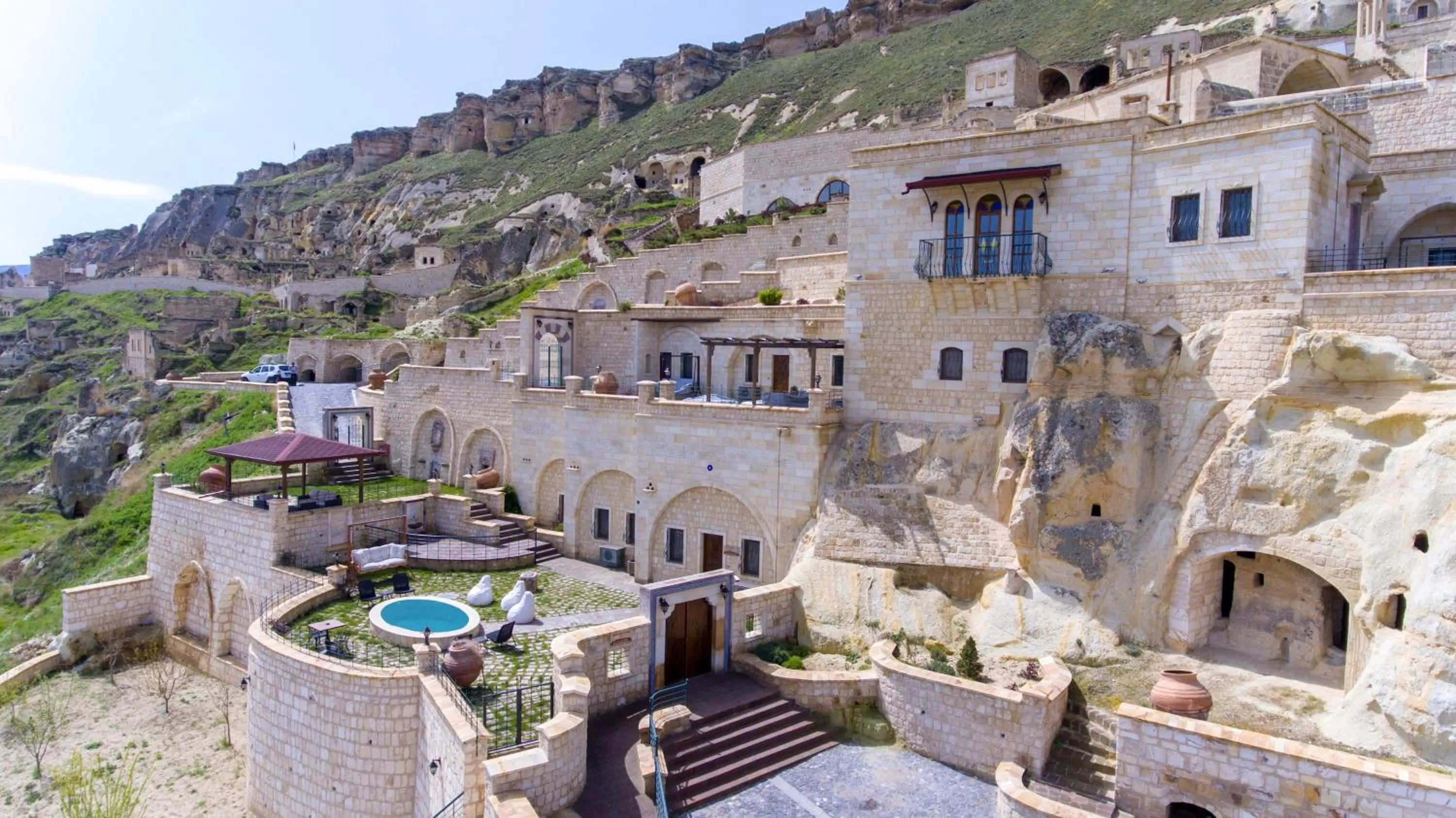Bird's eye view in Kayakapi Premium Caves Cappadocia