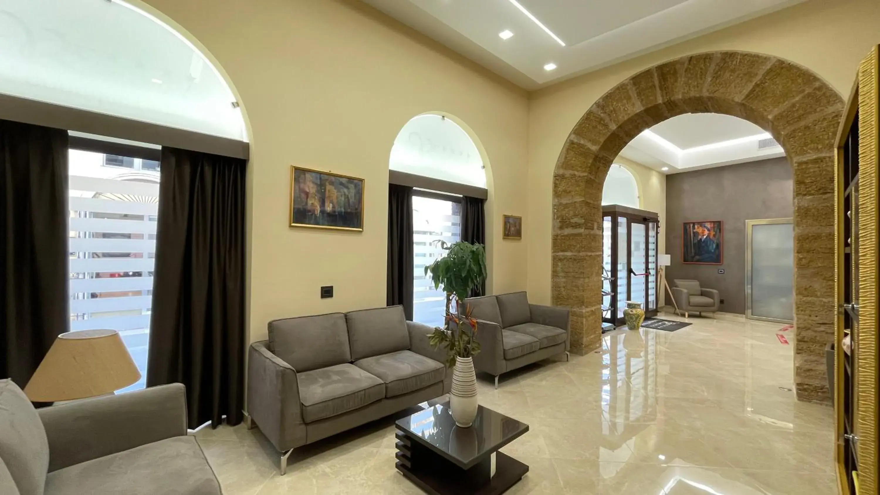 Seating Area in Vittorio Emanuele Boutique Hotel