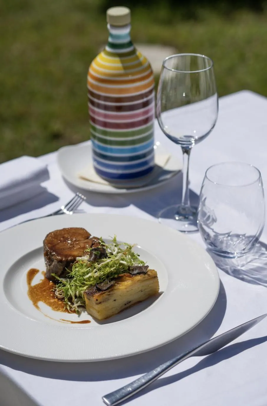 Food in Hotel Restaurant La Vague de Saint Paul