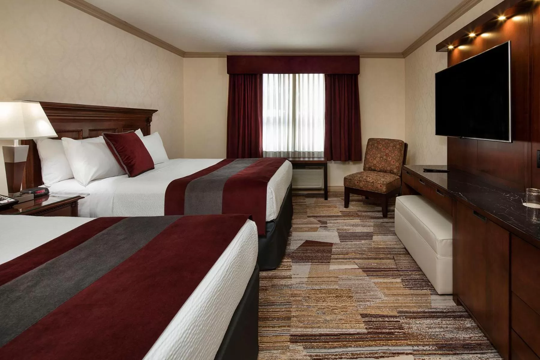 Bed in Royal Canadian Lodge