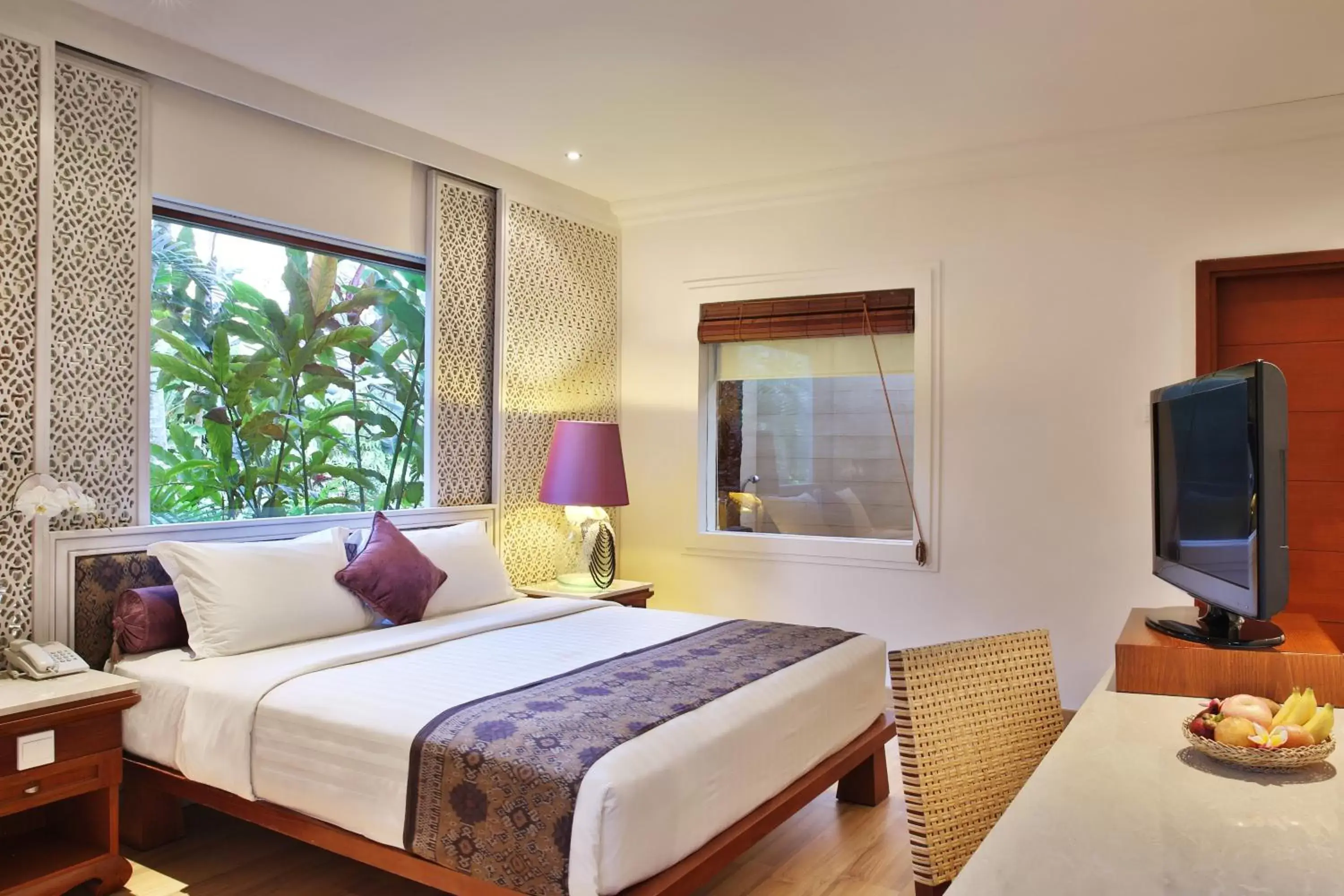 Bed in Bali Mandira Beach Resort & Spa