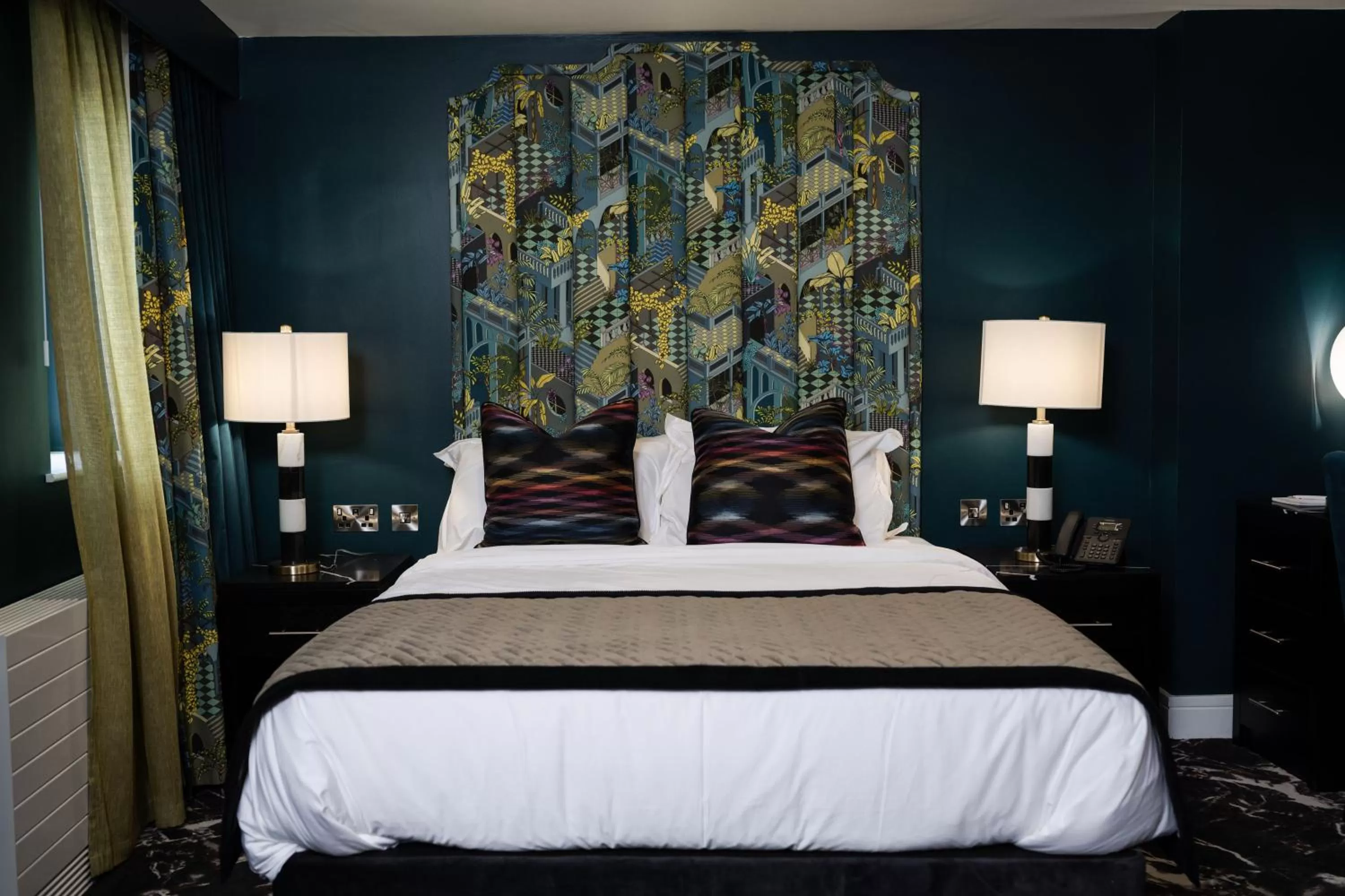 Bed in Elephant Rock Hotel