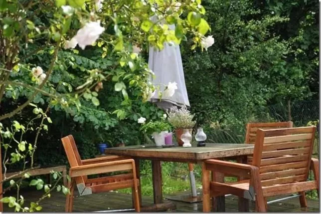 Patio in B&B Åvägen