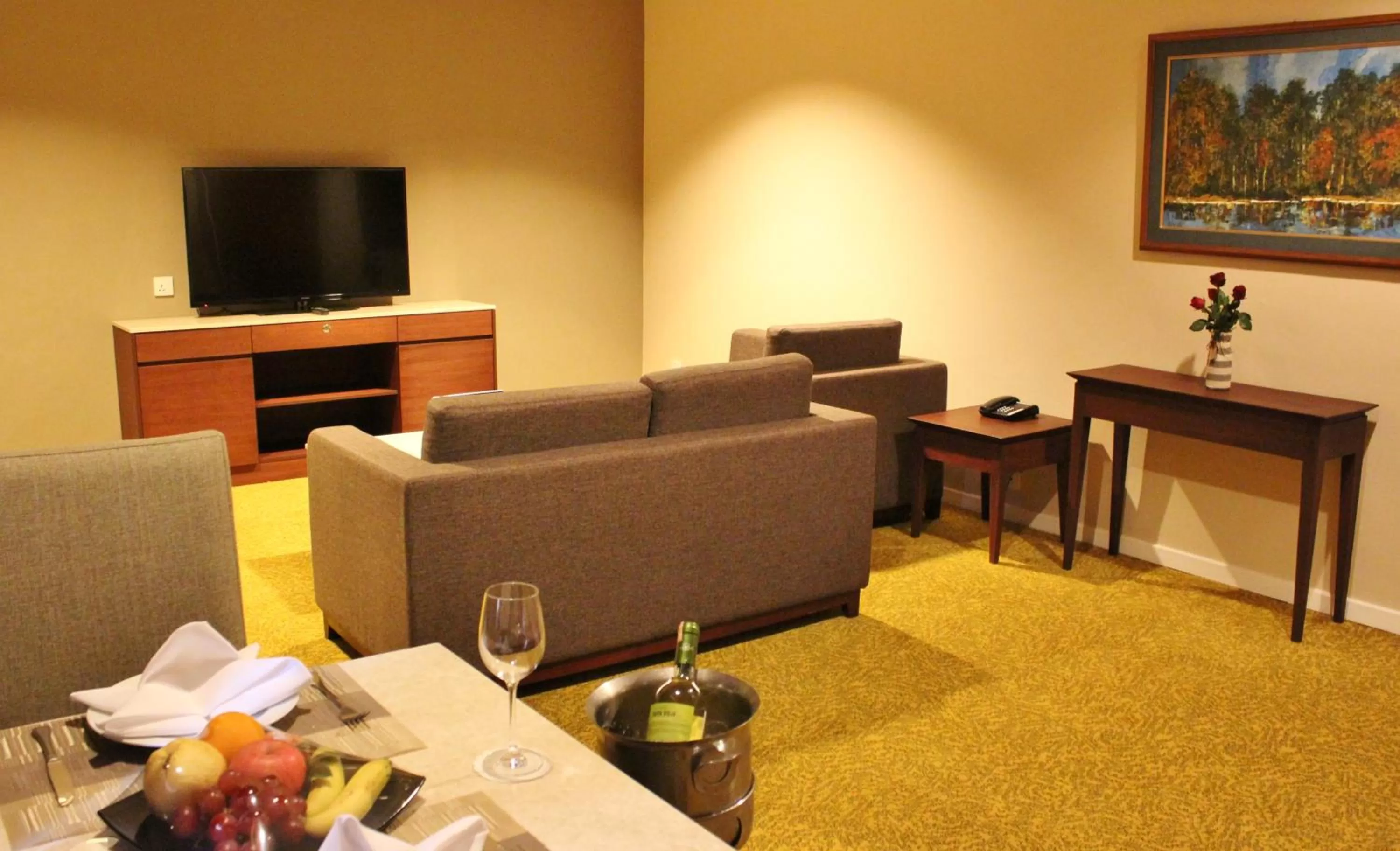 Communal lounge/ TV room in Summit Parkview Yangon