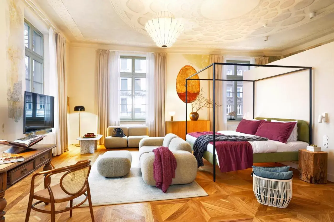 Bed in ARCHE Dwór Uphagena Gdańsk Bed in ARCHE Dwór Uphagena Gdańsk