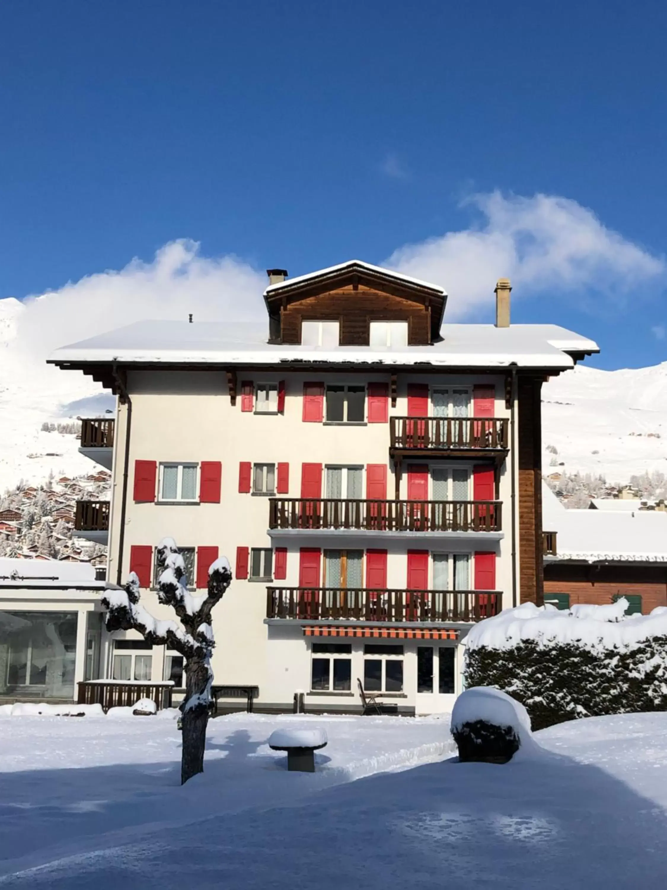 Winter in Hotel de la Poste Verbier