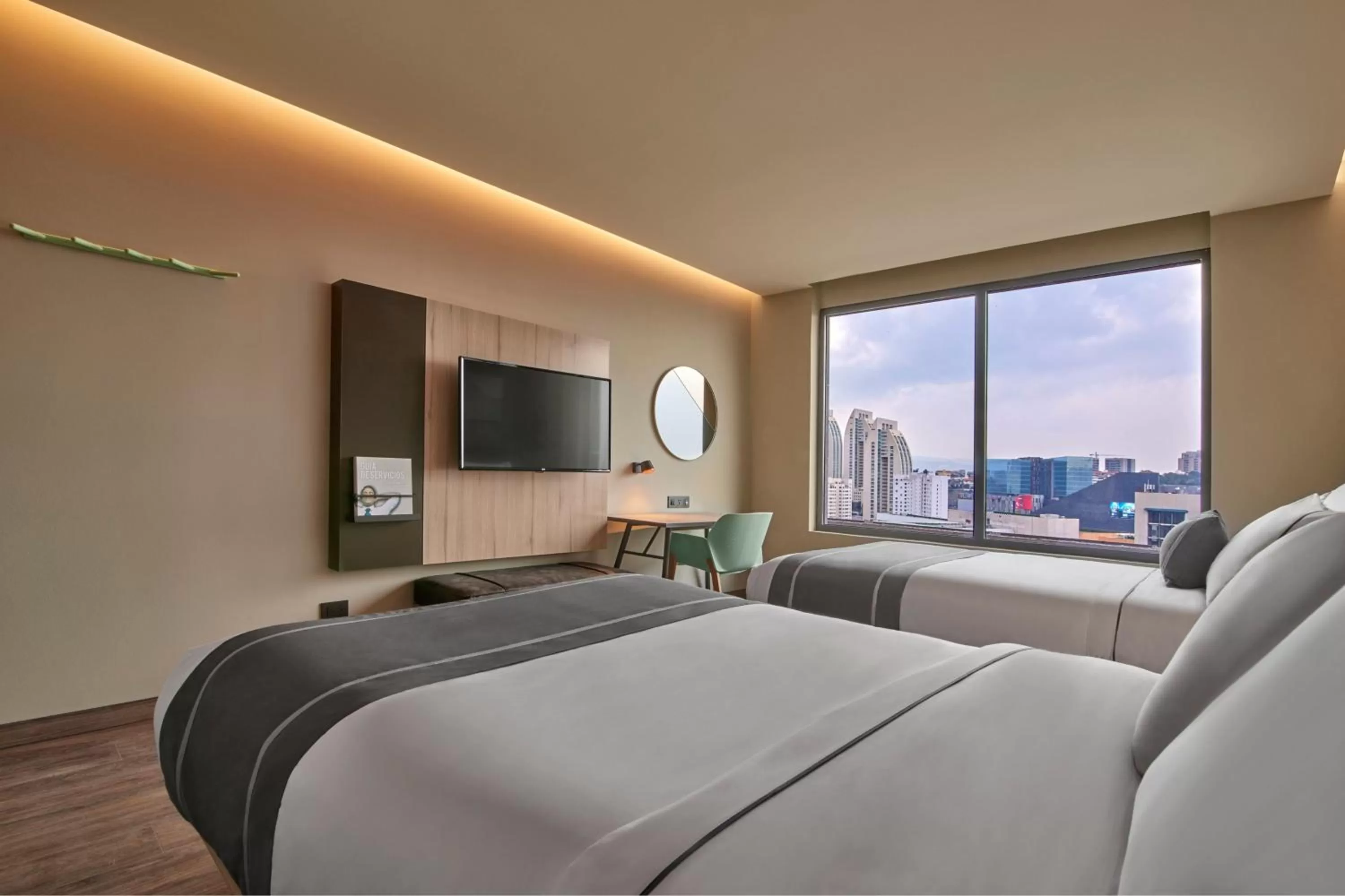 Bedroom, Bed in City Express Plus by Marriott Ciudad de Mexico Interlomas