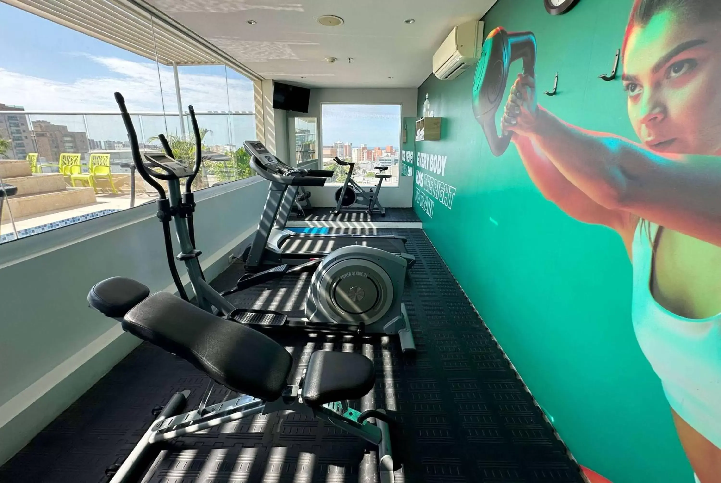 Fitness centre/facilities, Fitness Center/Facilities in Wyndham Garden Barranquilla