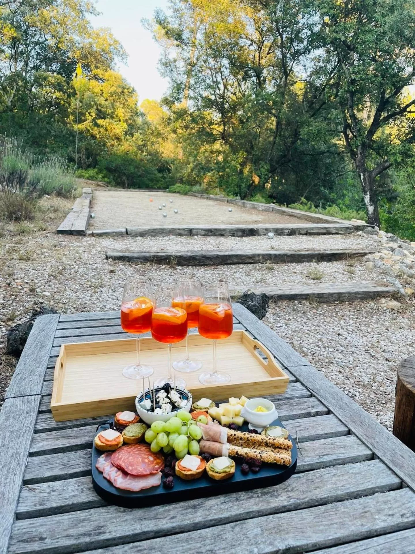 Garden in Les Bosquets