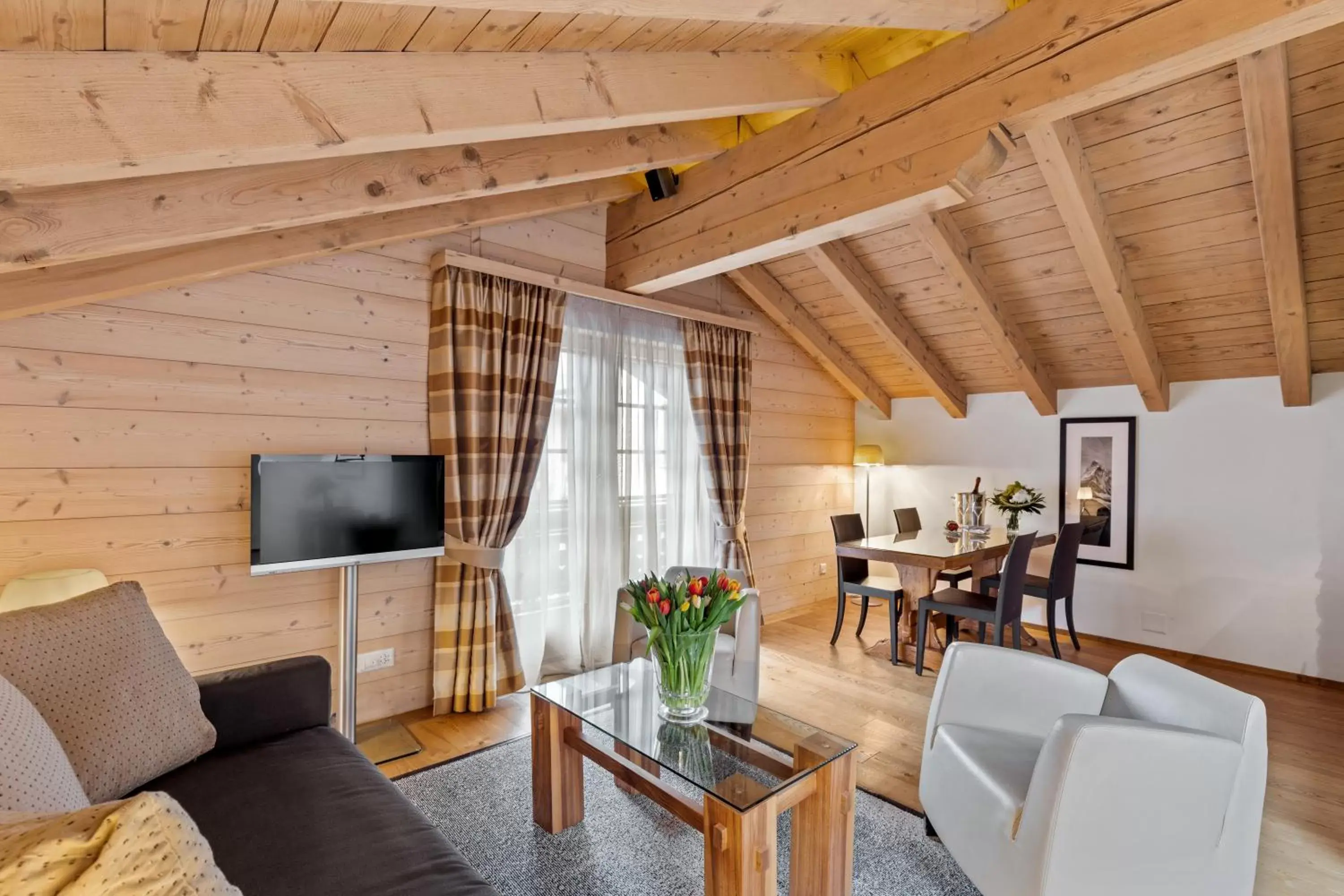 Living room, Seating Area in Grand Hotel Zermatterhof