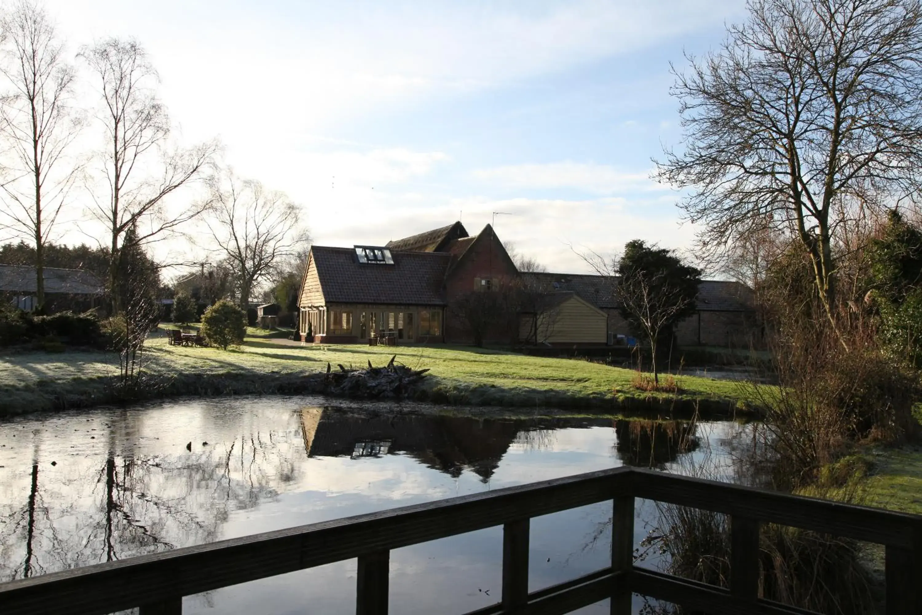 Property building, Winter in Ivy House Country Hotel