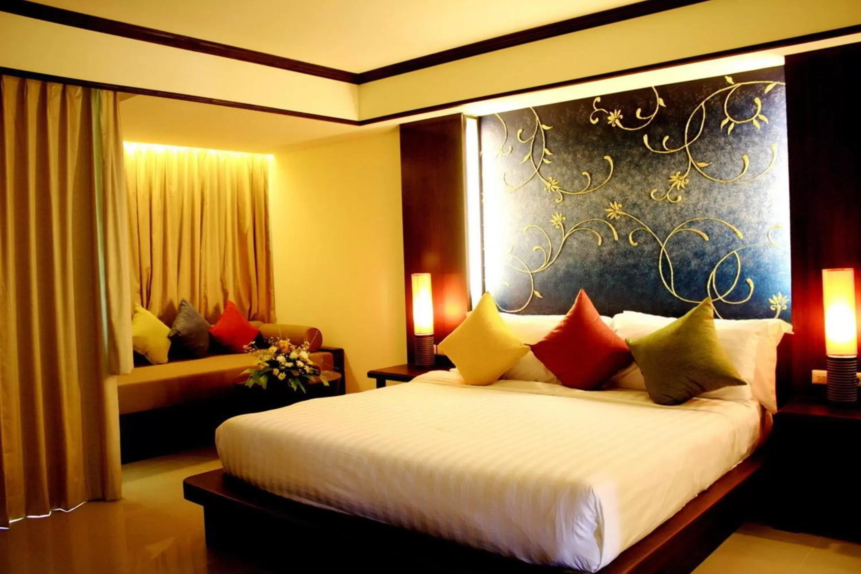 Bed in Khaolak Orchid Beach Resort - SHA Extra Plus