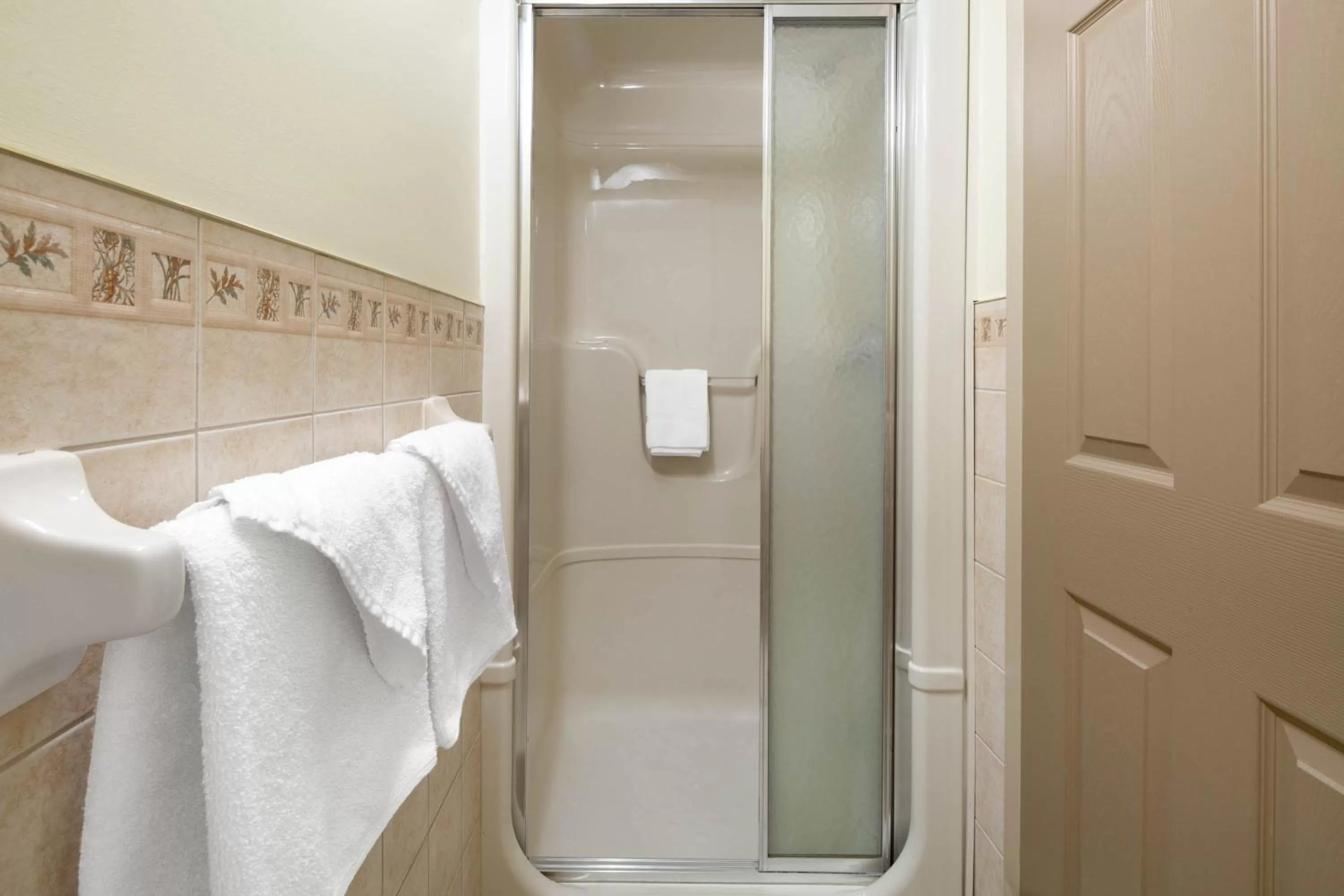 Shower in Super 8 by Wyndham Niagara Falls by the Falls