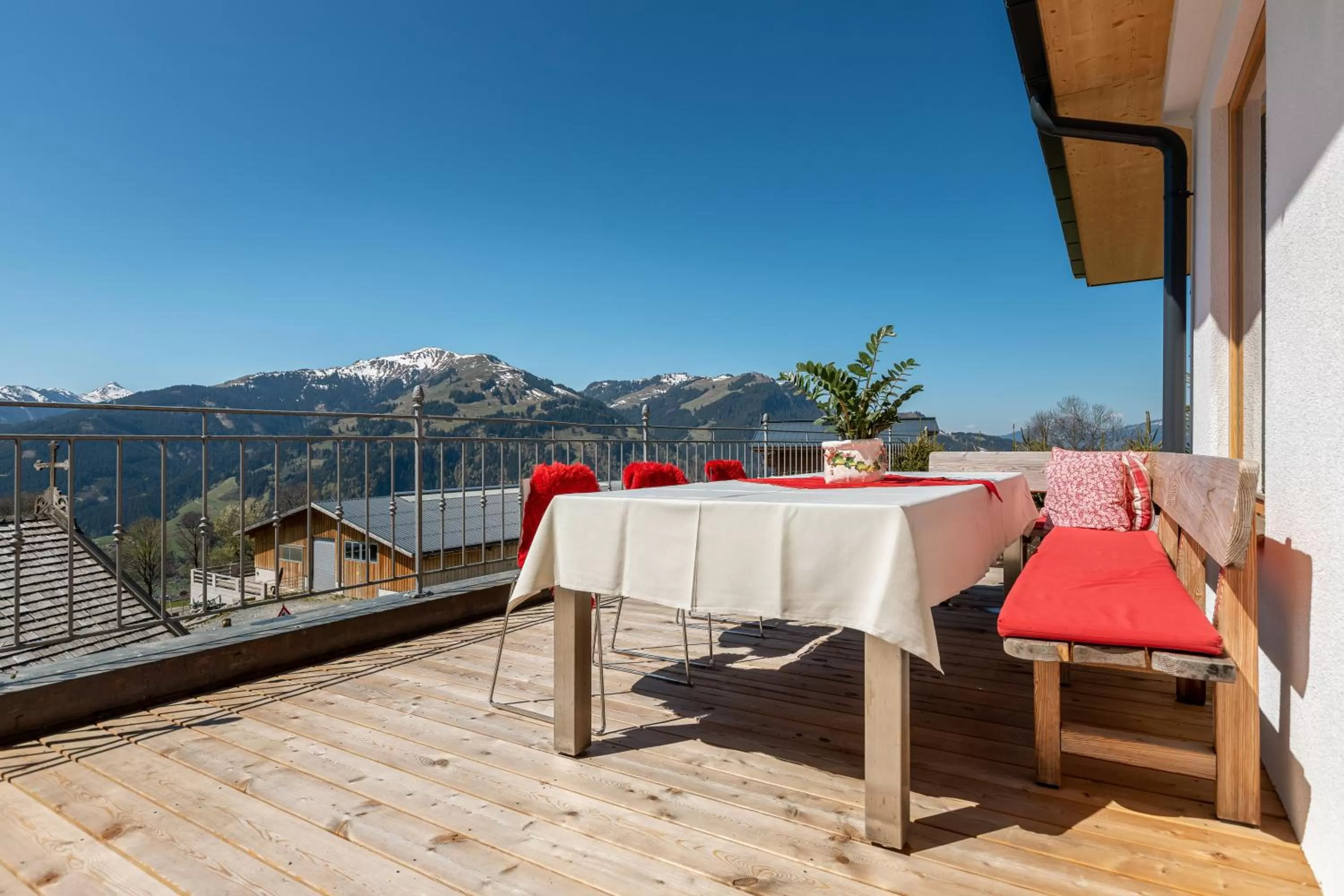 Balcony/Terrace in Rosis Sonnbergstuben