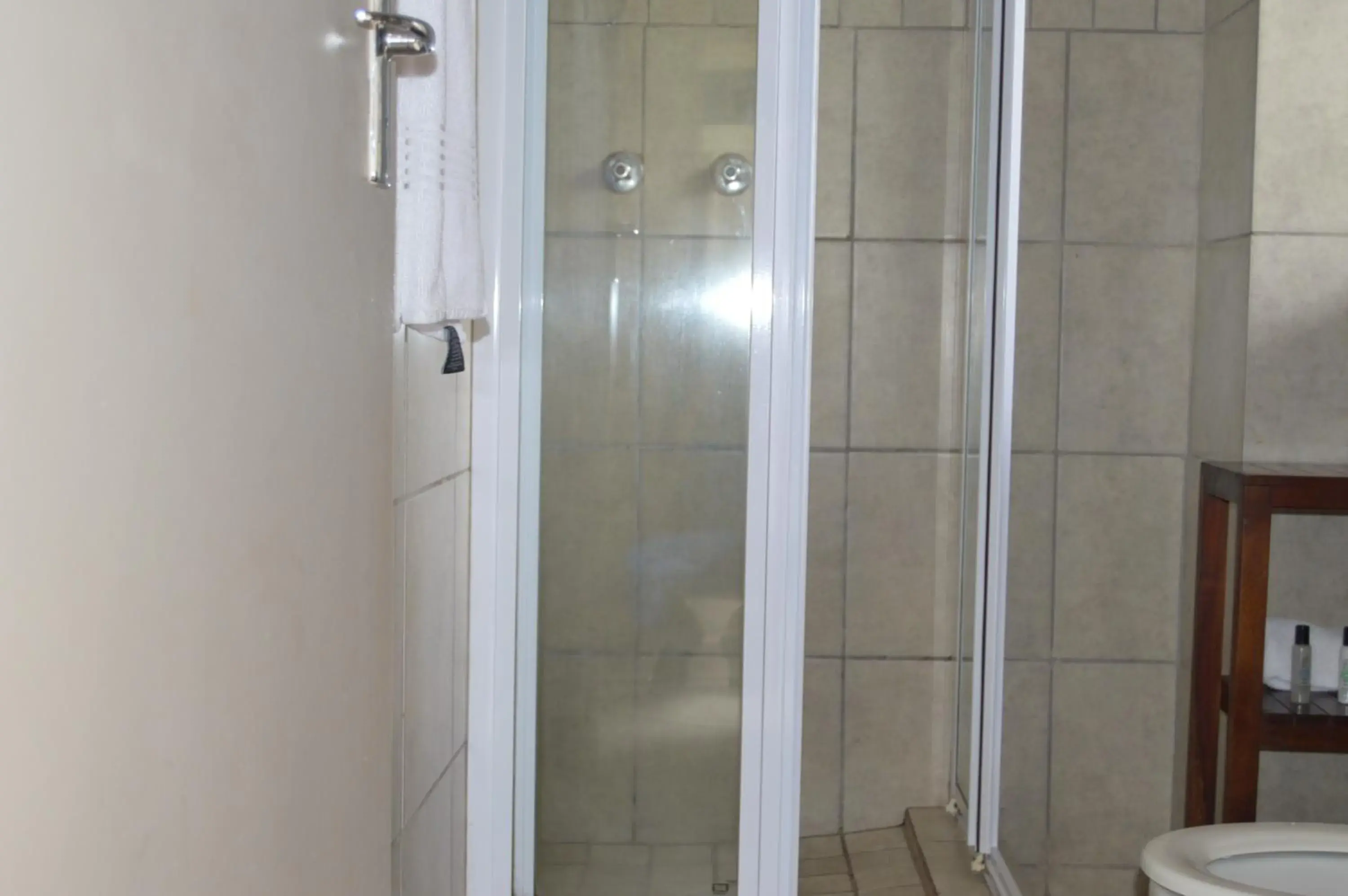Shower, Bathroom in Hotel at Tzaneen