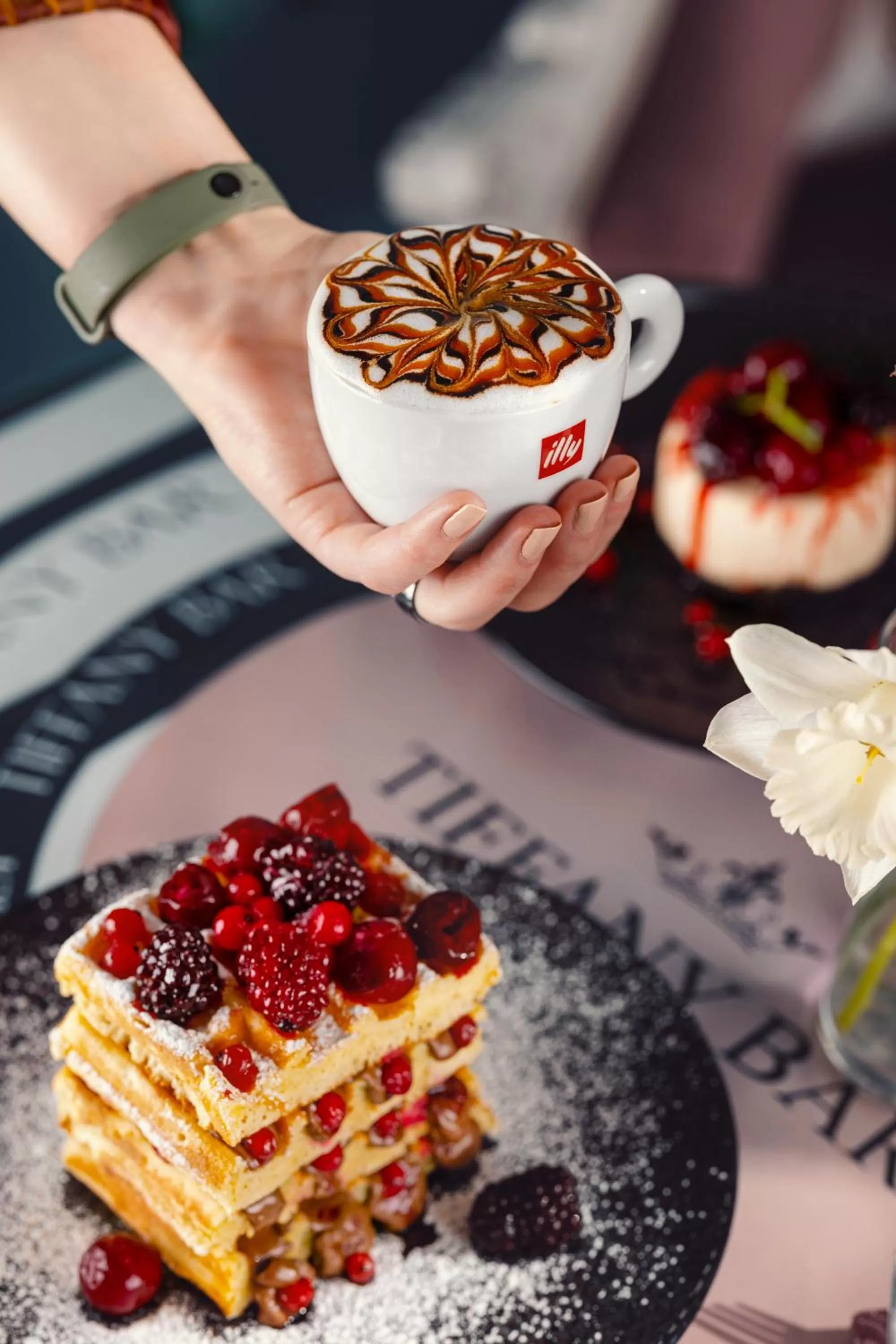 Dining area in River Side Hotel Tbilisi