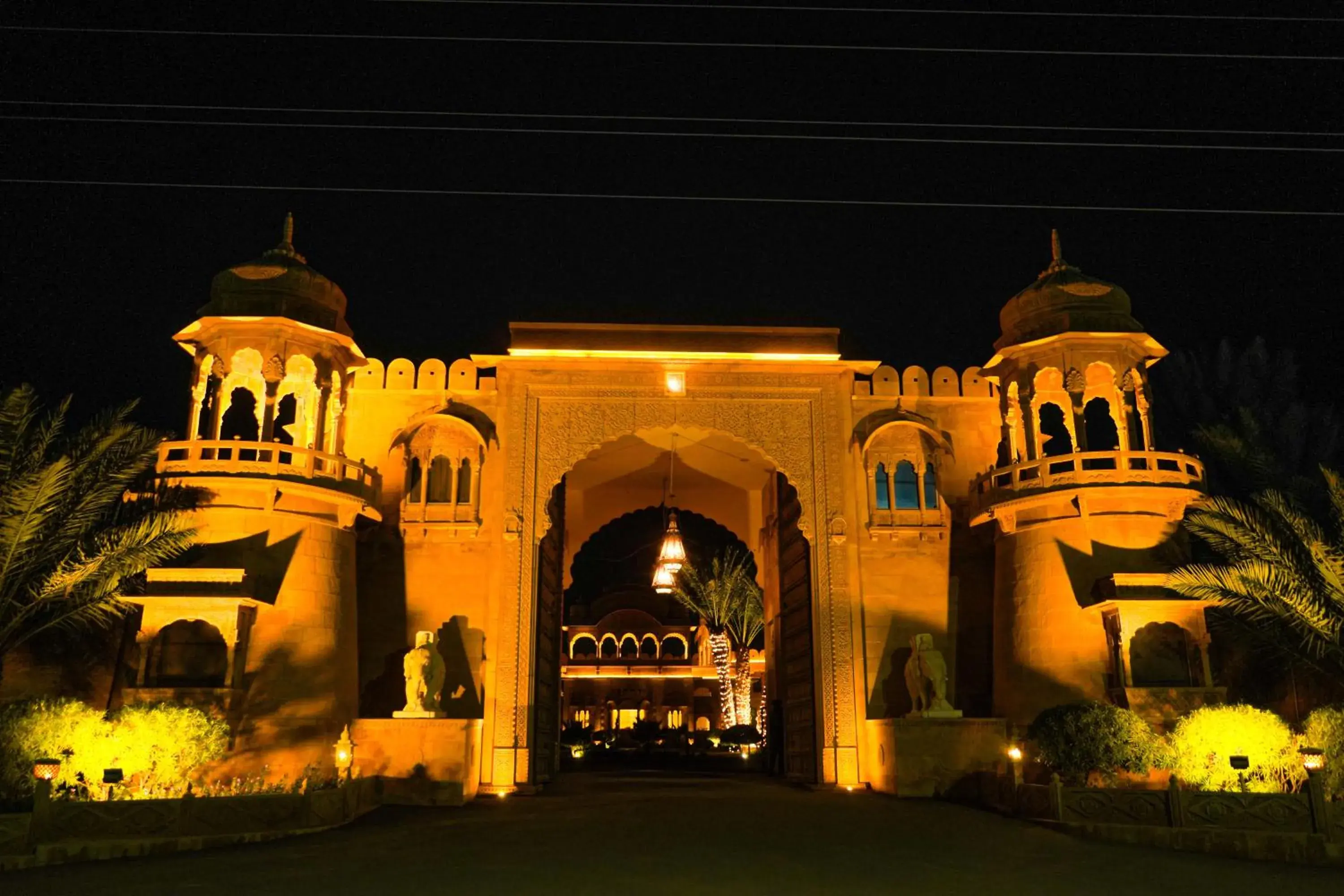 Night, Property Building in Fort Rajwada