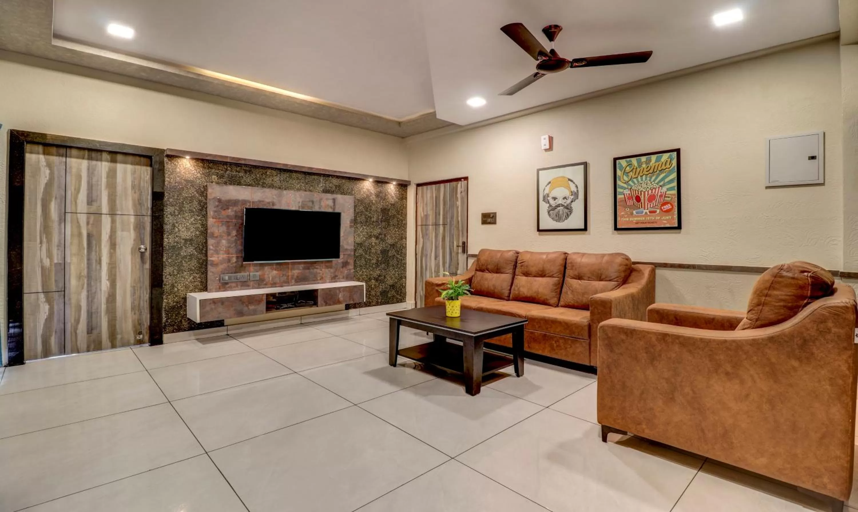 Seating area in Treebo Seabreeze Comforts