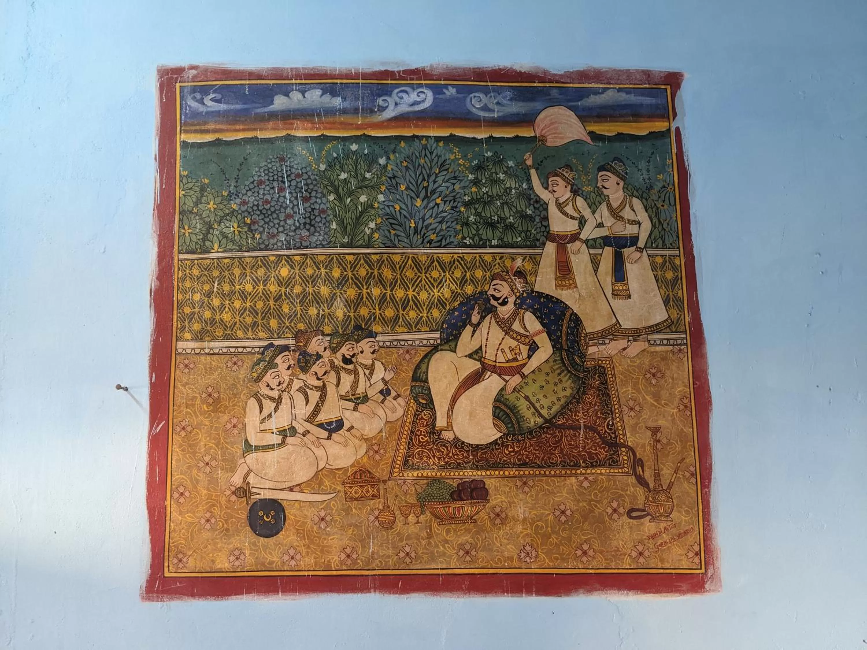 Decorative detail in Haveli Elephant Stable