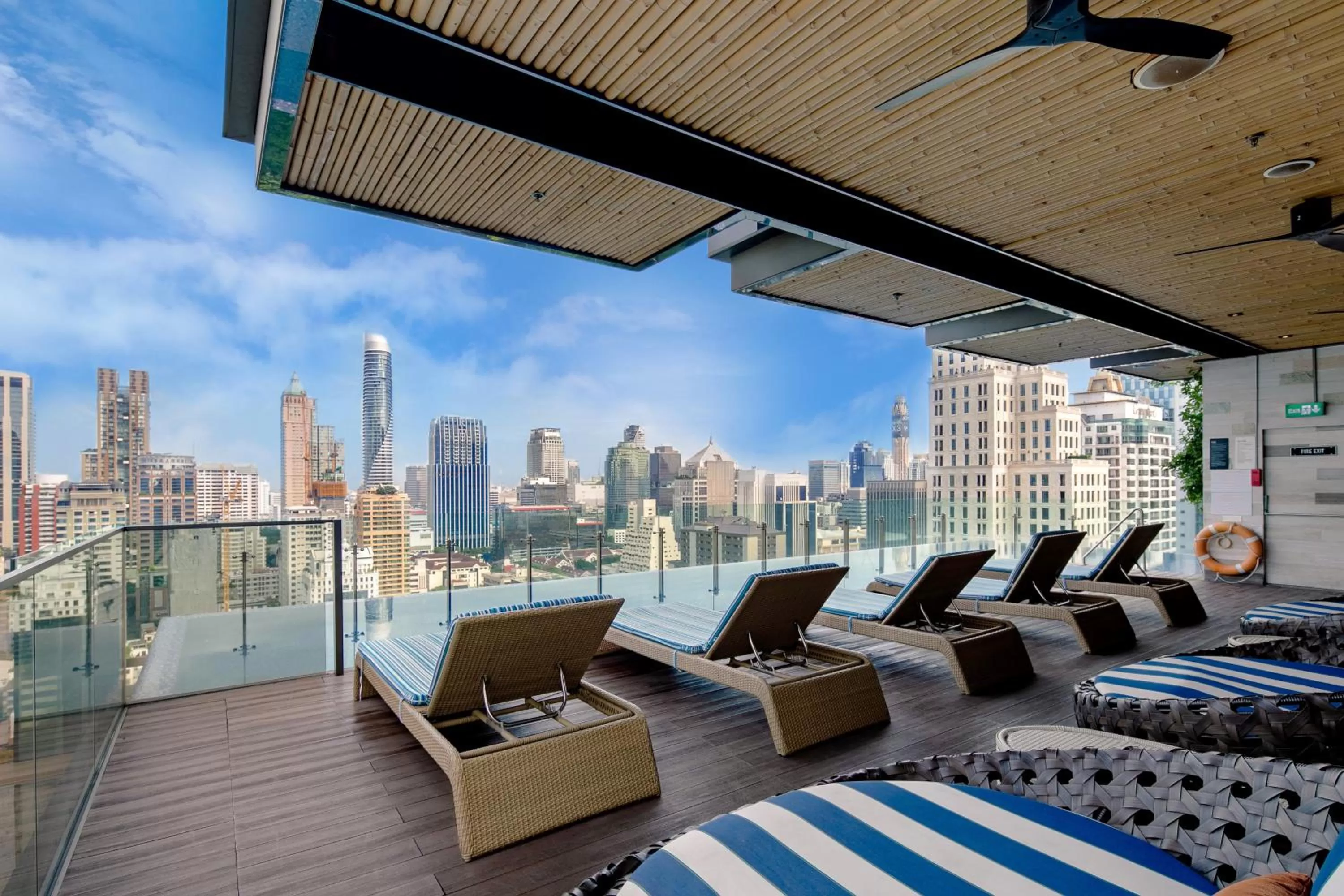 Swimming pool in Hotel Indigo Bangkok Wireless Road by IHG