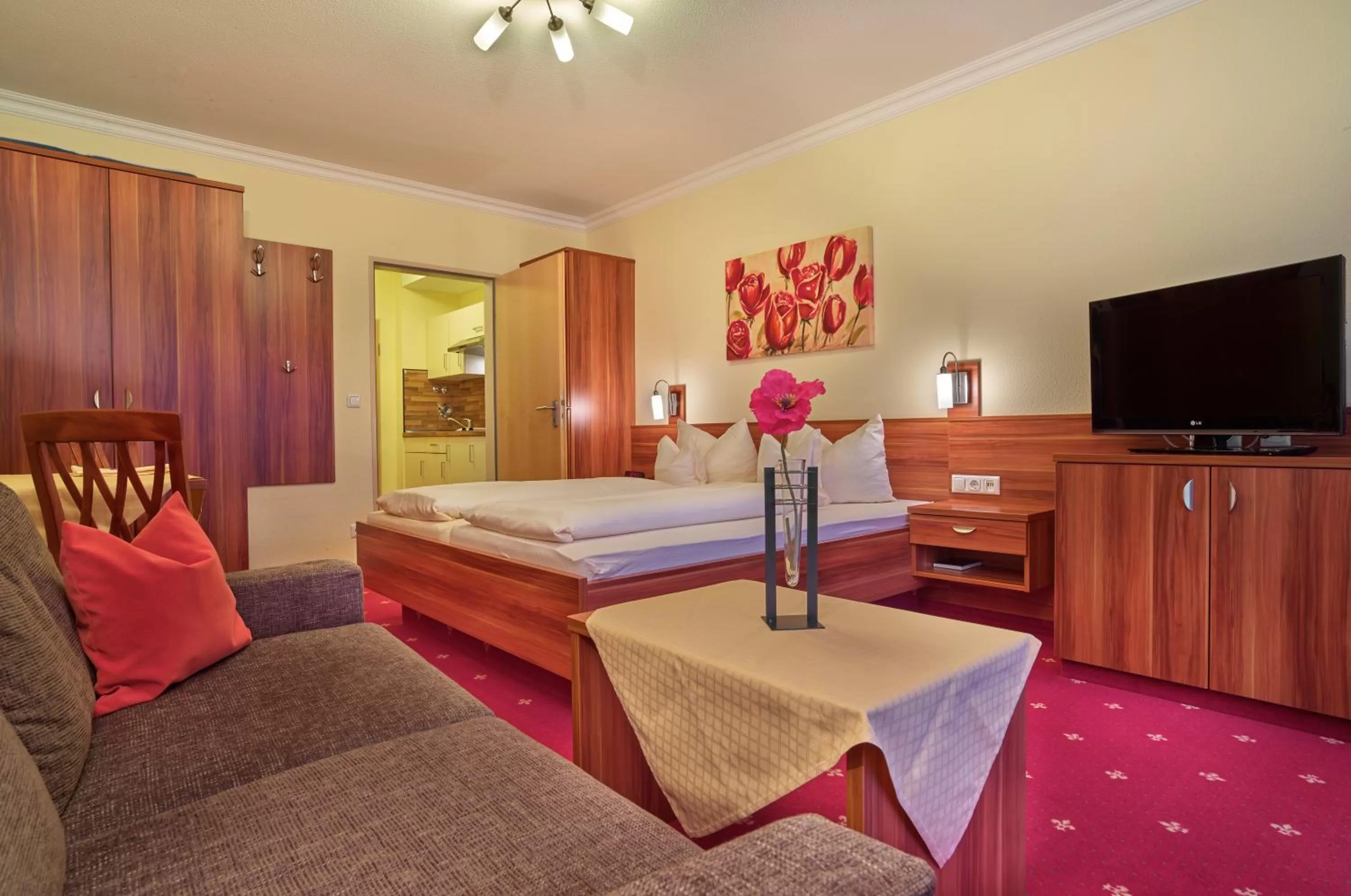 Breakfast, Bed in Appartement-Haus Blumenhof