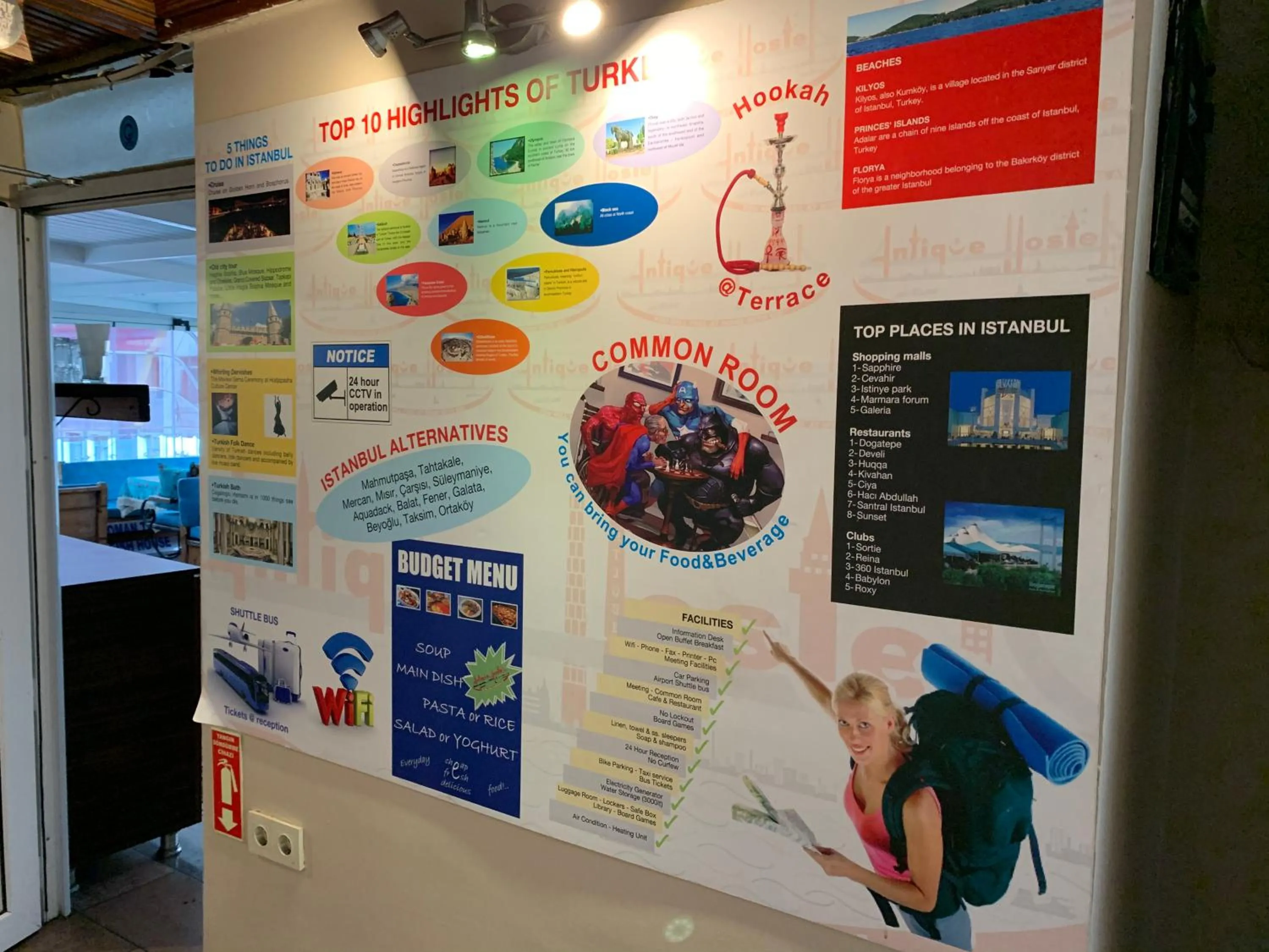 Logo/Certificate/Sign in Antique Hostel