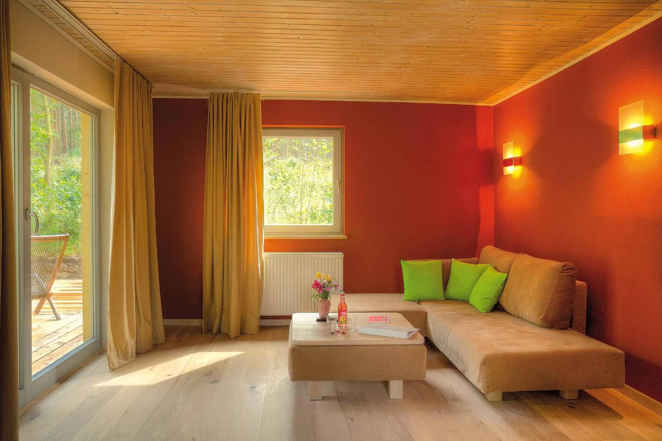 Garden, Bed in Biohotel Spöktal