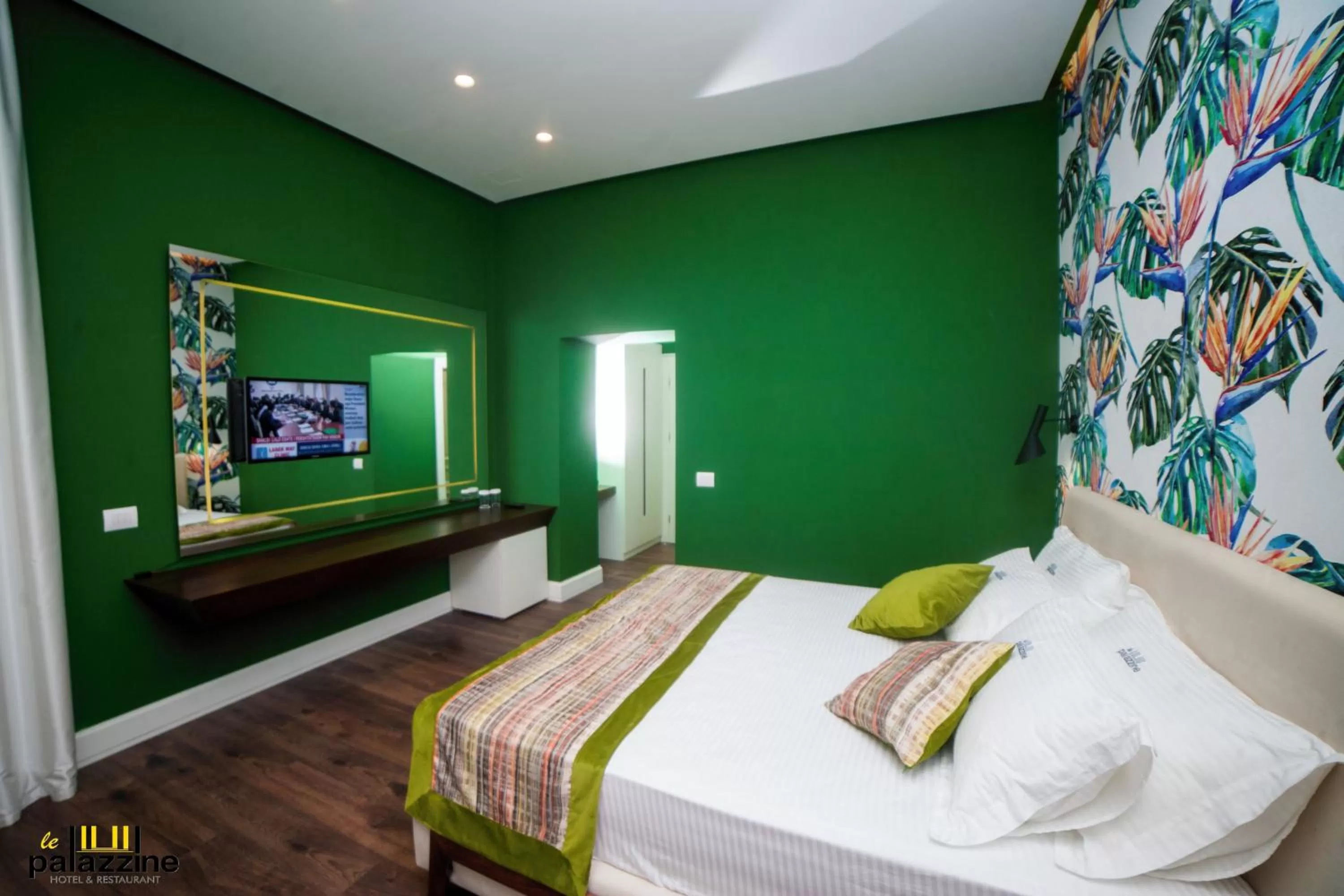 Decorative detail in Le Palazzine Hotel