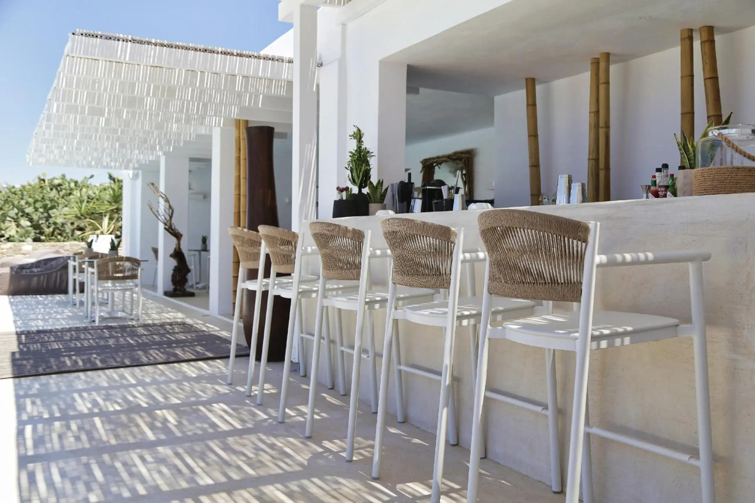 Lounge or bar, Restaurant/Places to Eat in Livin Mykonos Hotel