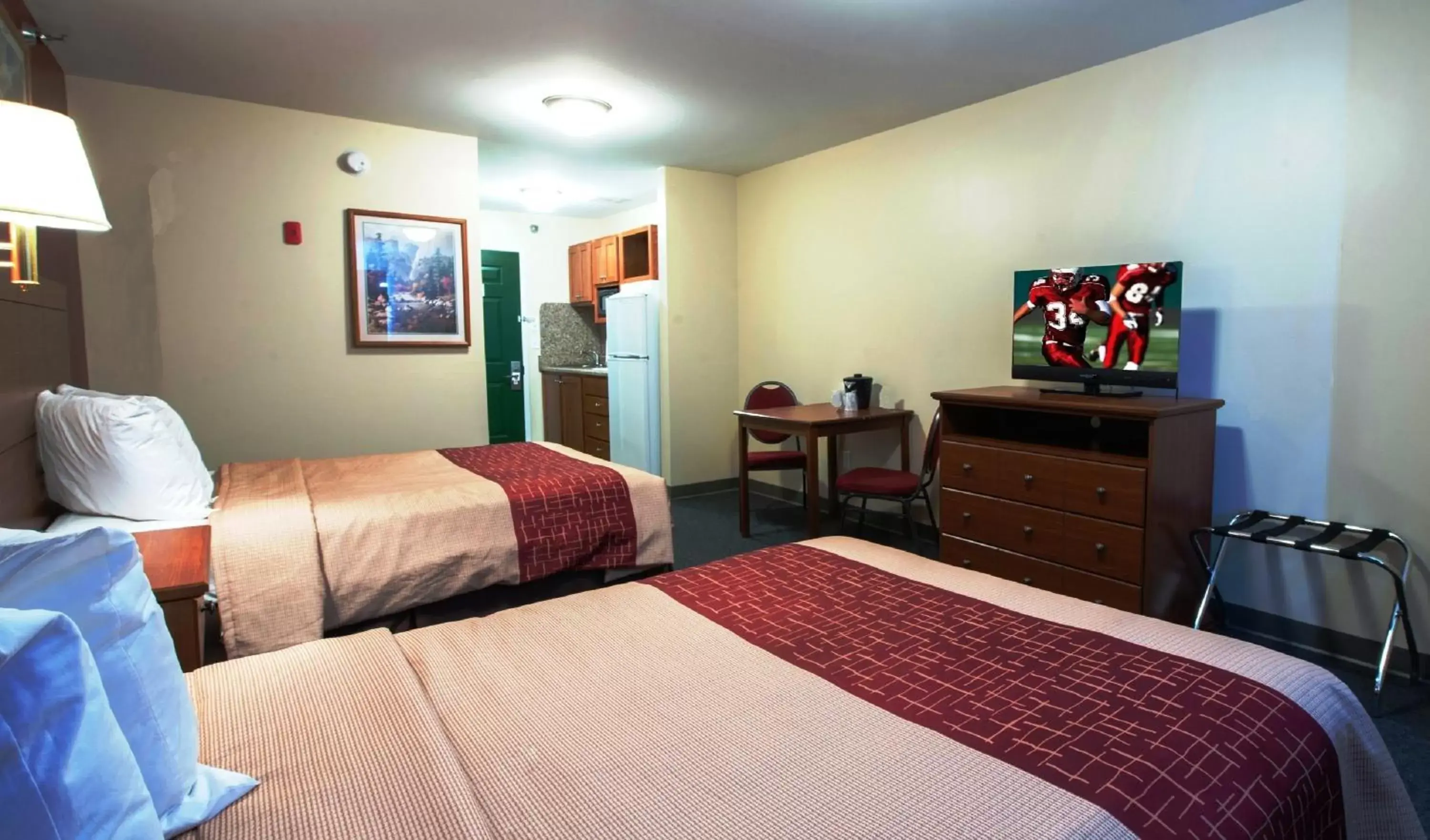 Bedroom, Room Photo in Red Roof Inn & Suites Dickinson
