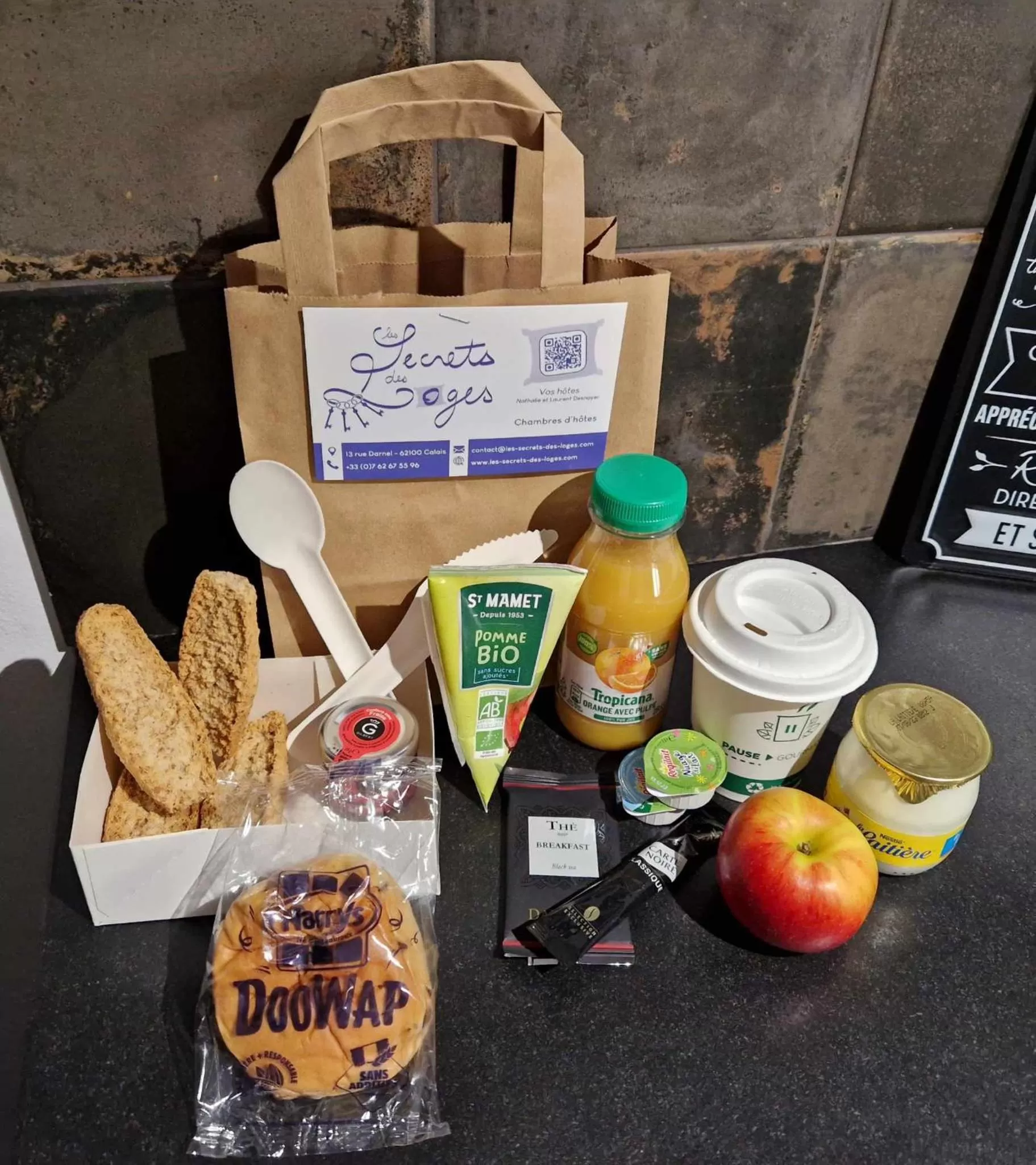 Breakfast in B & B Les Secrets des Loges