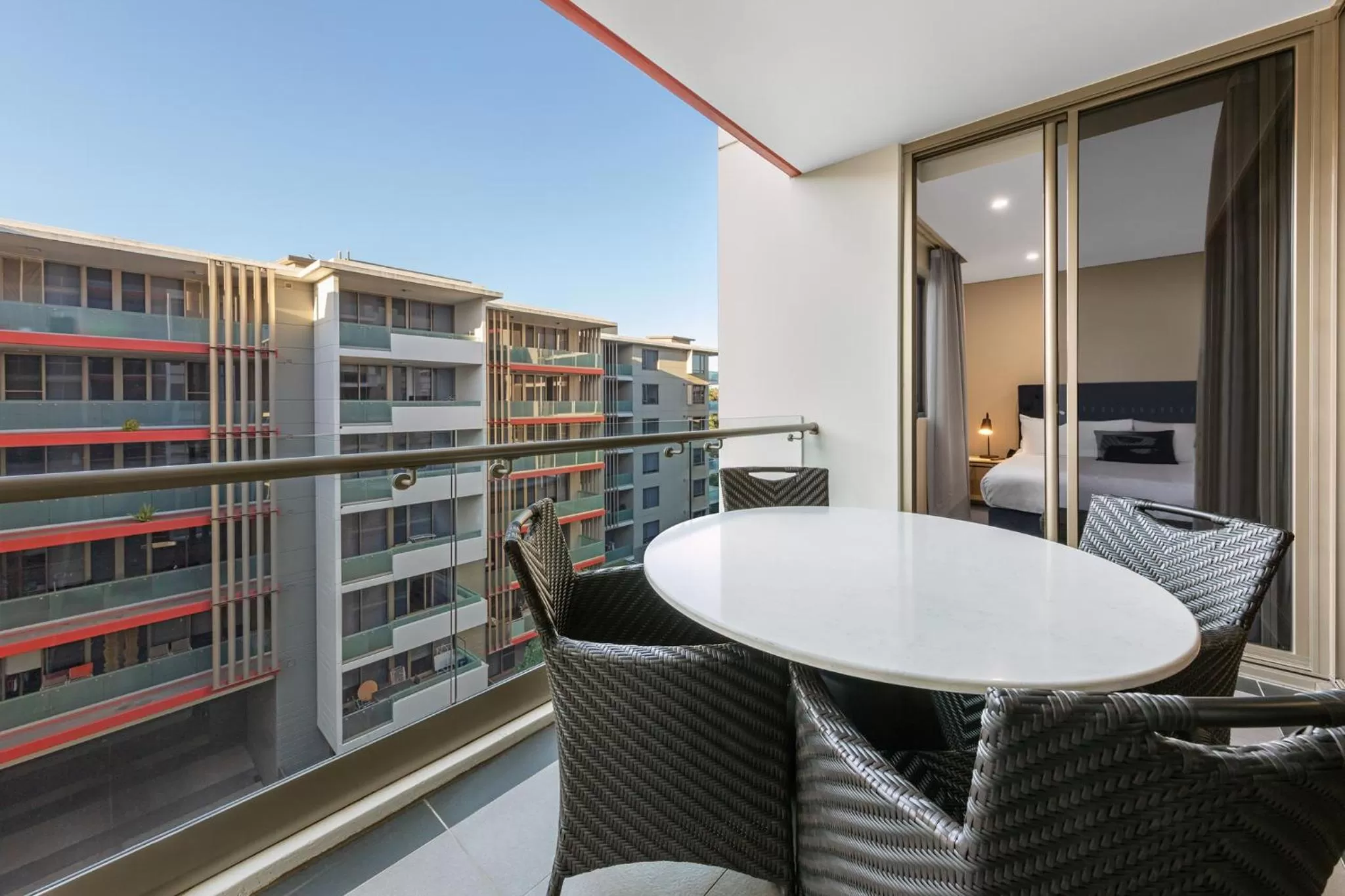 Balcony/Terrace in Meriton Suites North Ryde