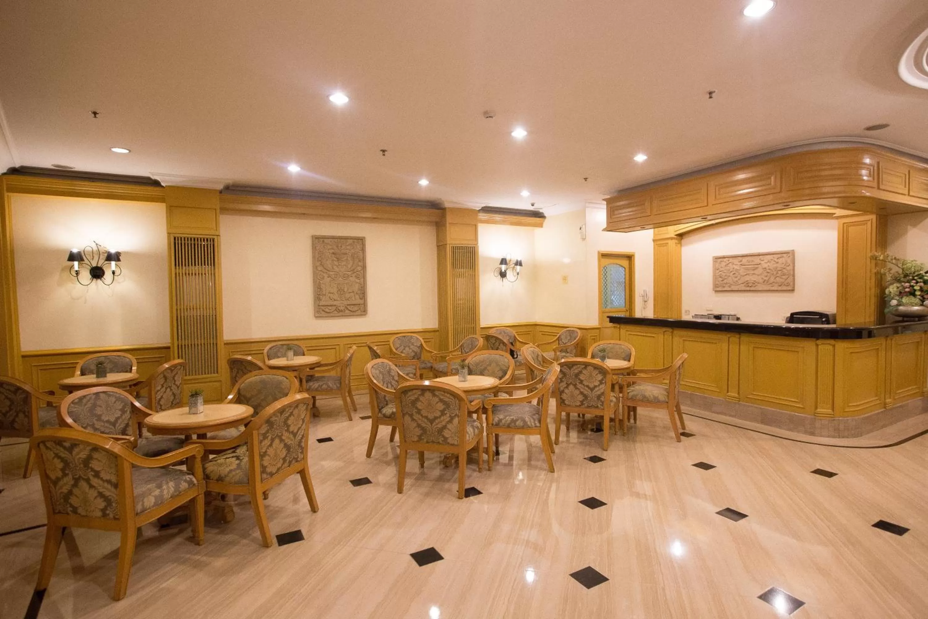 Lobby or reception in The Grand Dame Hotel