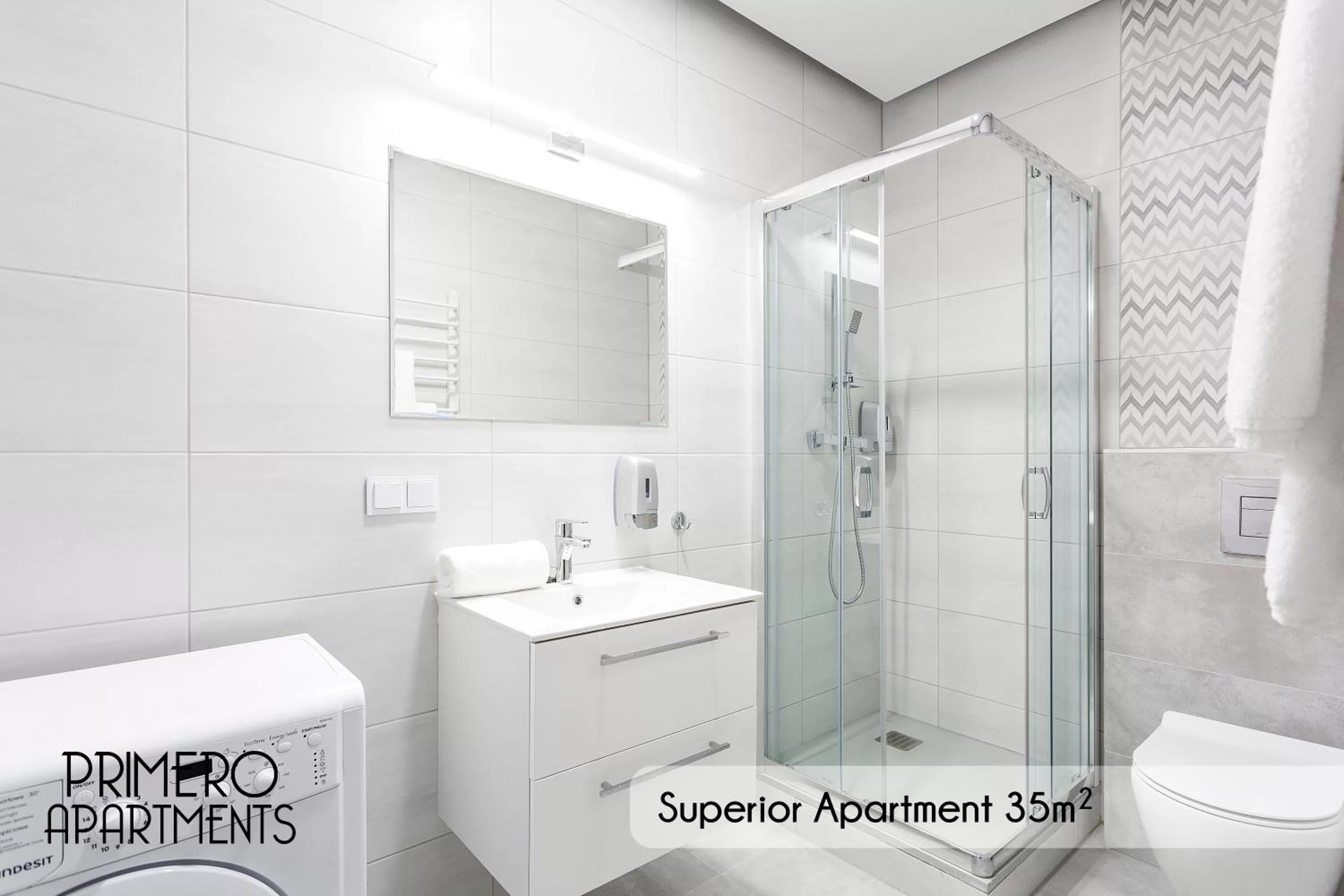 Shower, Bathroom in PRIMERO Elegant Apartments KRAKÓW Old Town