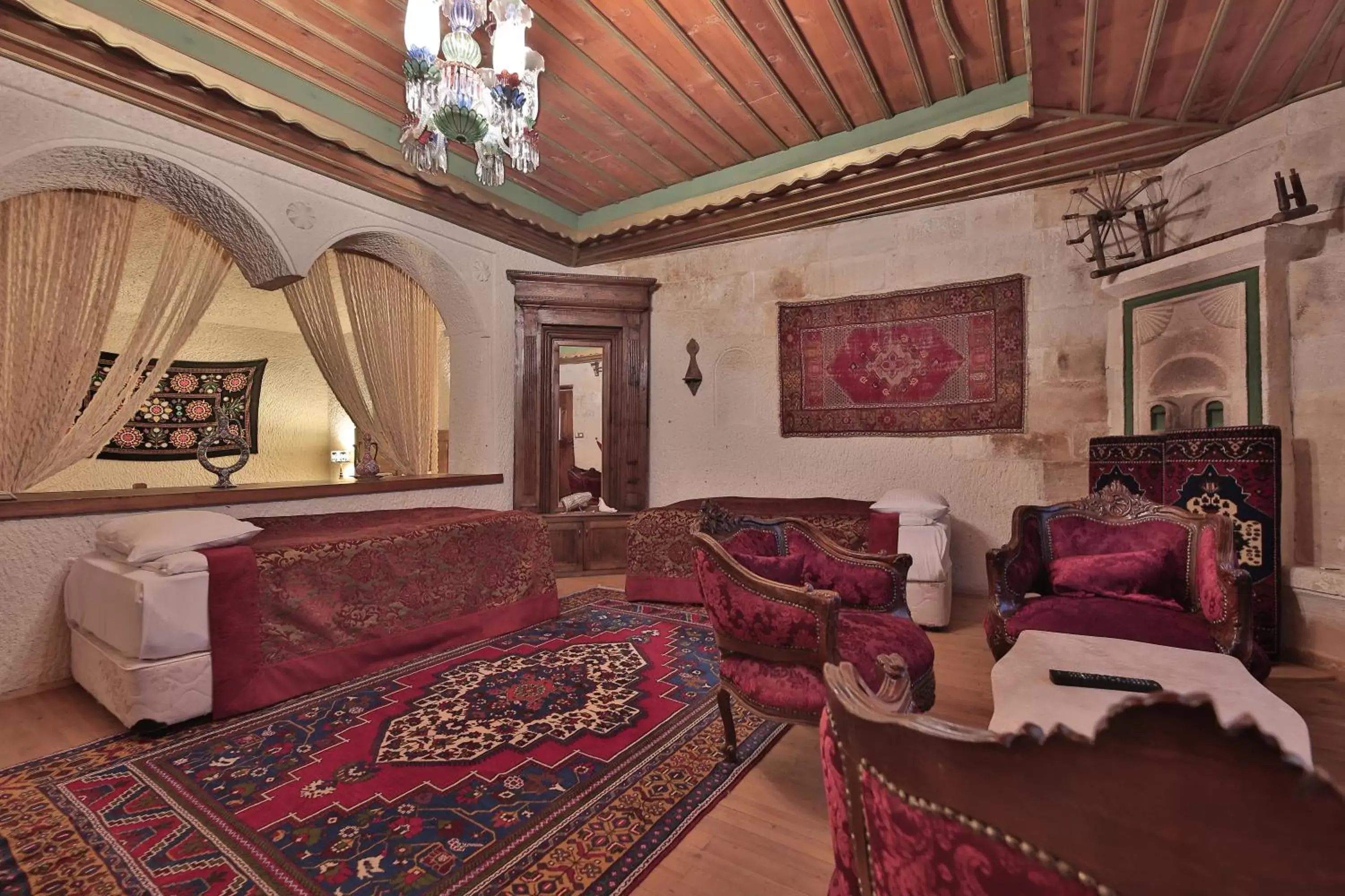 Living room, Seating Area in Local Cave House Hotel