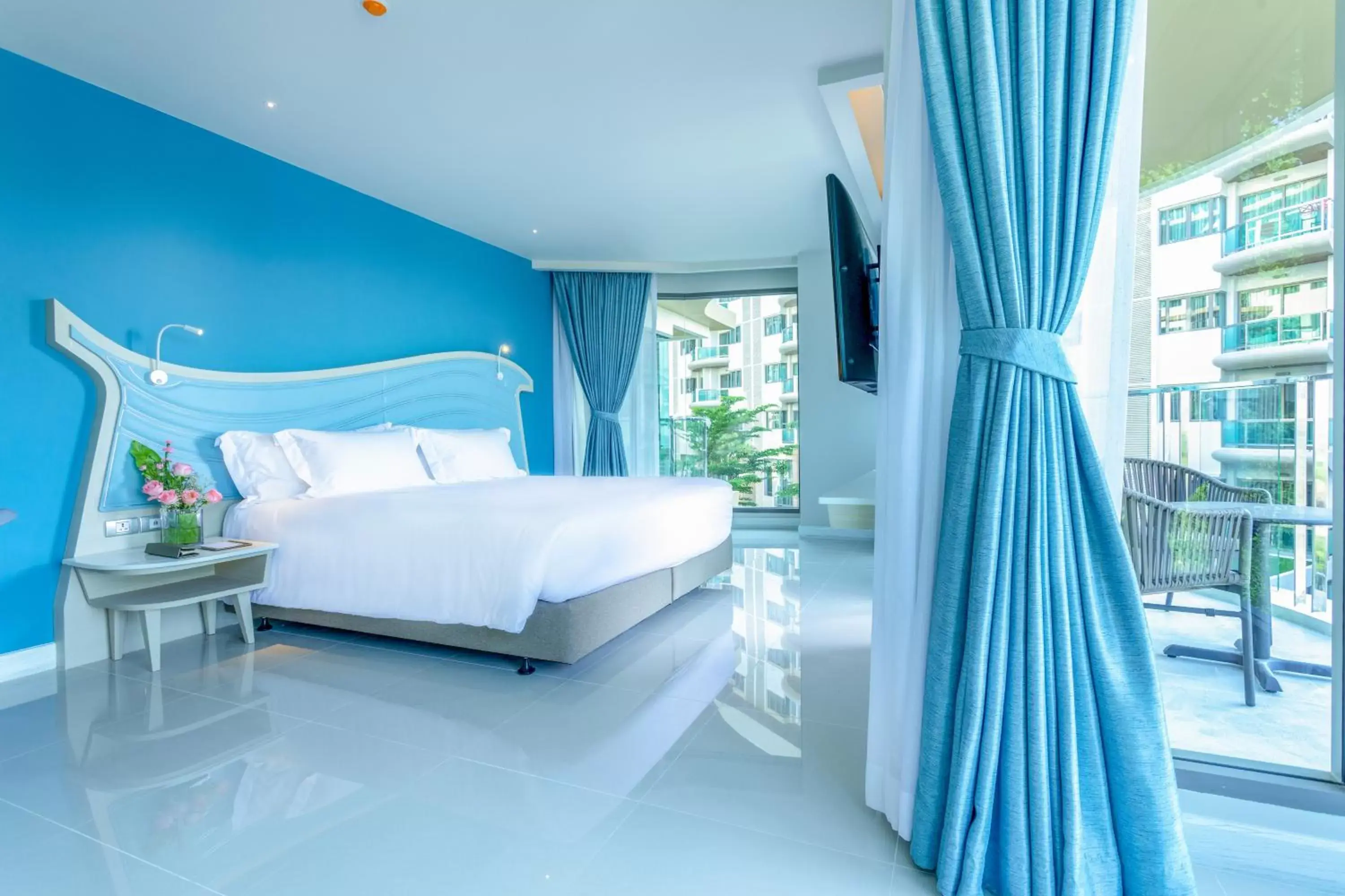 Bedroom, Bed in Centara Sonrisa Residences & Suites Sriracha - SHA Extra Plus