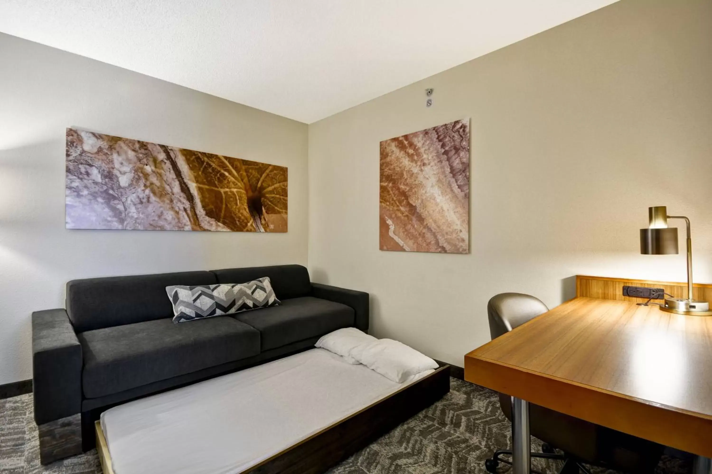 Photo of the whole room, Seating Area in SpringHill Suites Lexington Near the University of Kentucky